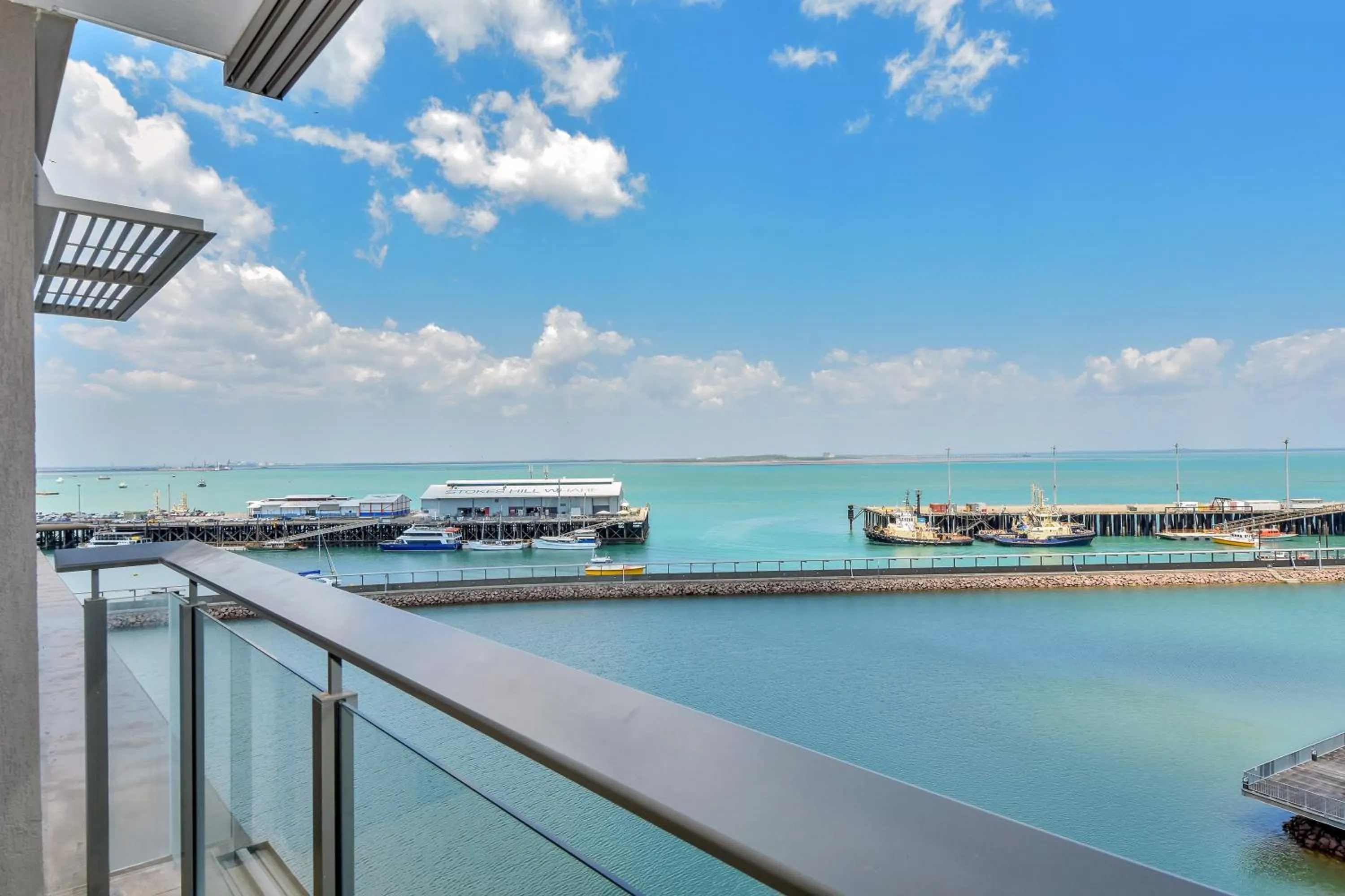Balcony/Terrace in Darwin Waterfront Short Stay Apartments