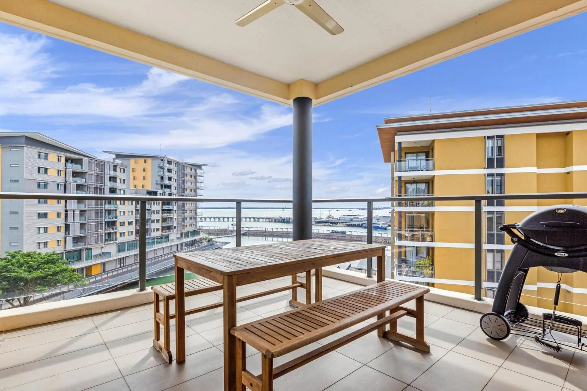 Balcony/Terrace in Darwin Waterfront Short Stay Apartments