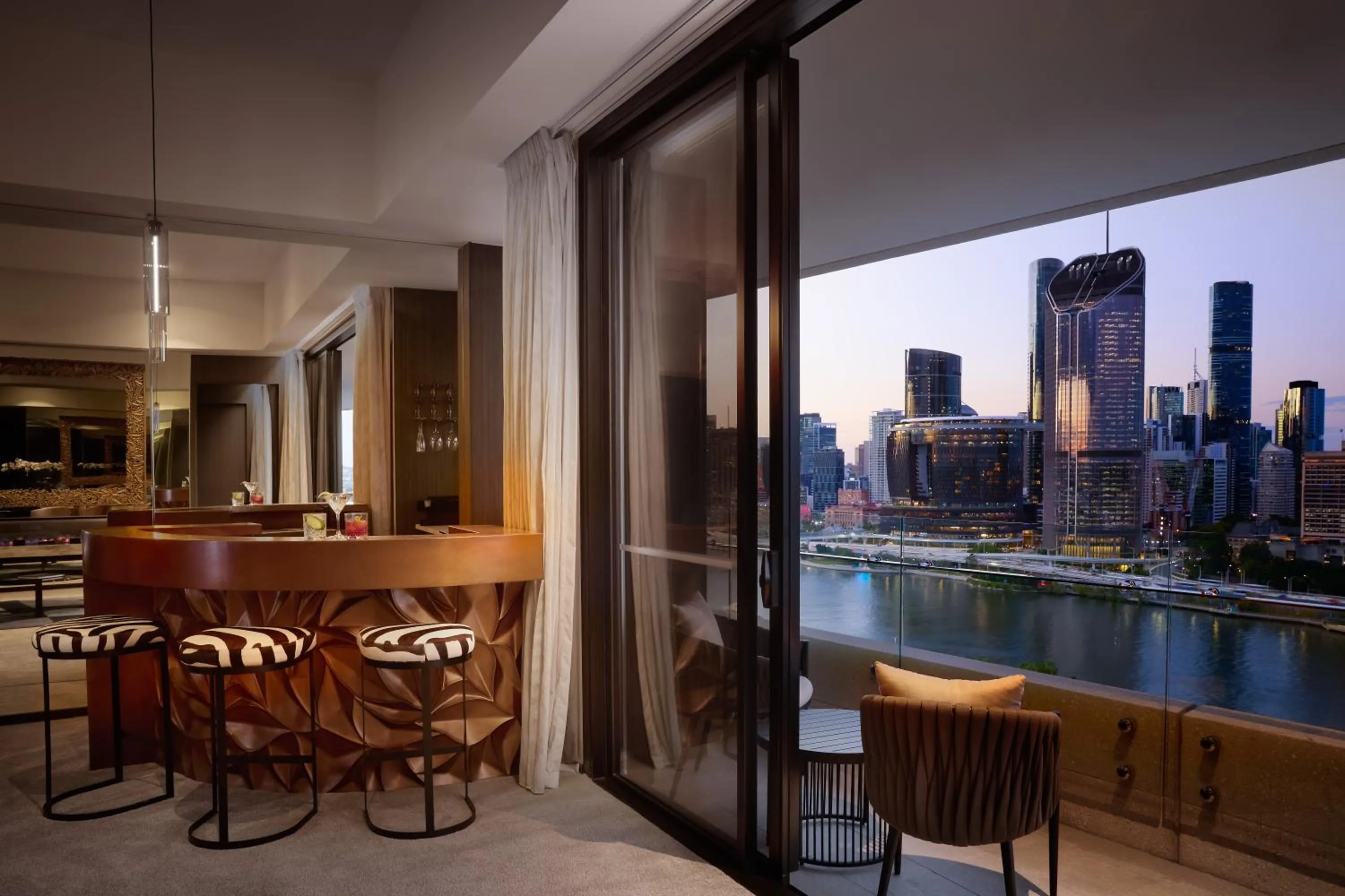 Seating area in Emporium Hotel South Bank