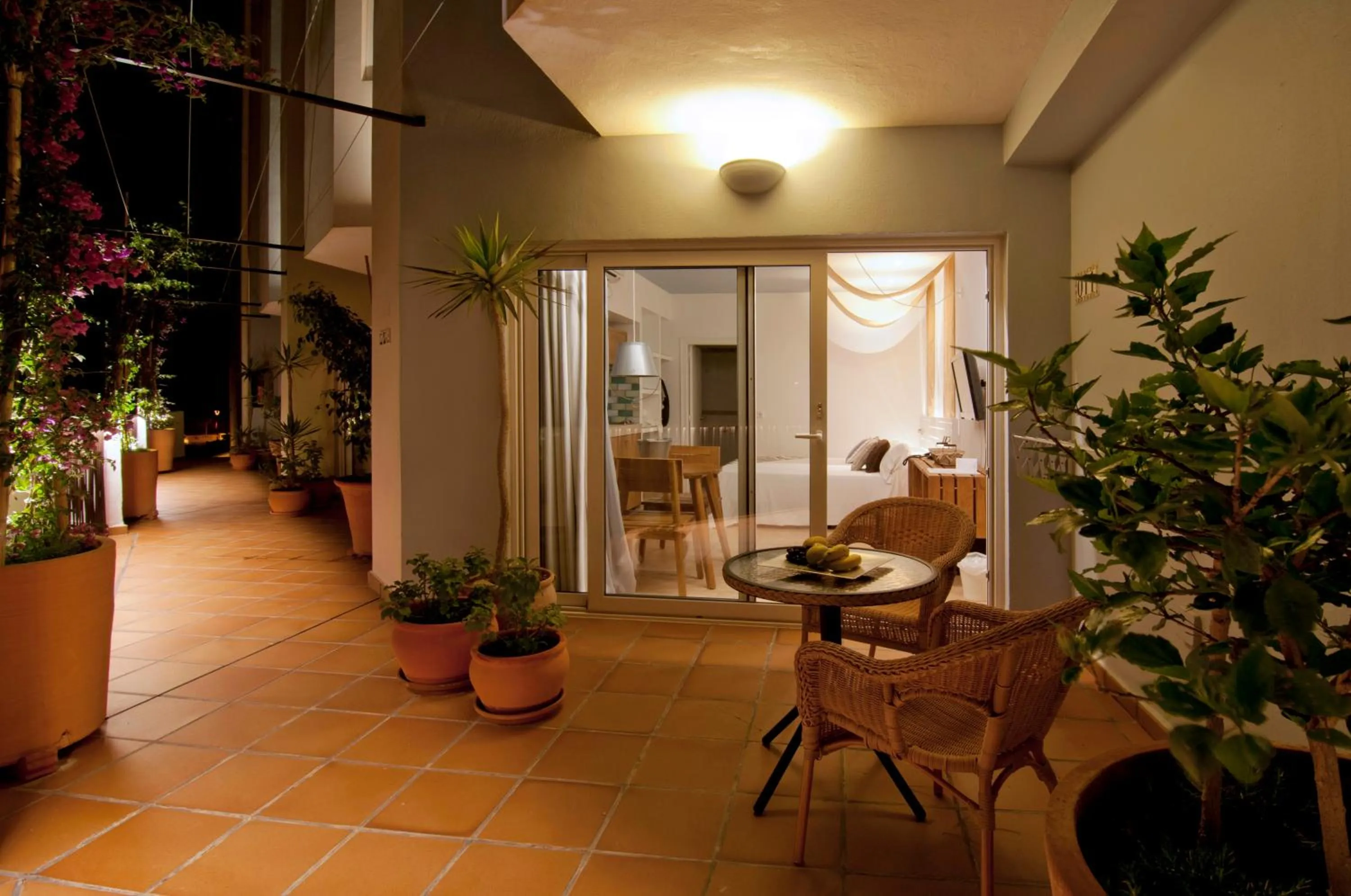 Patio in Apartamentos Castaví