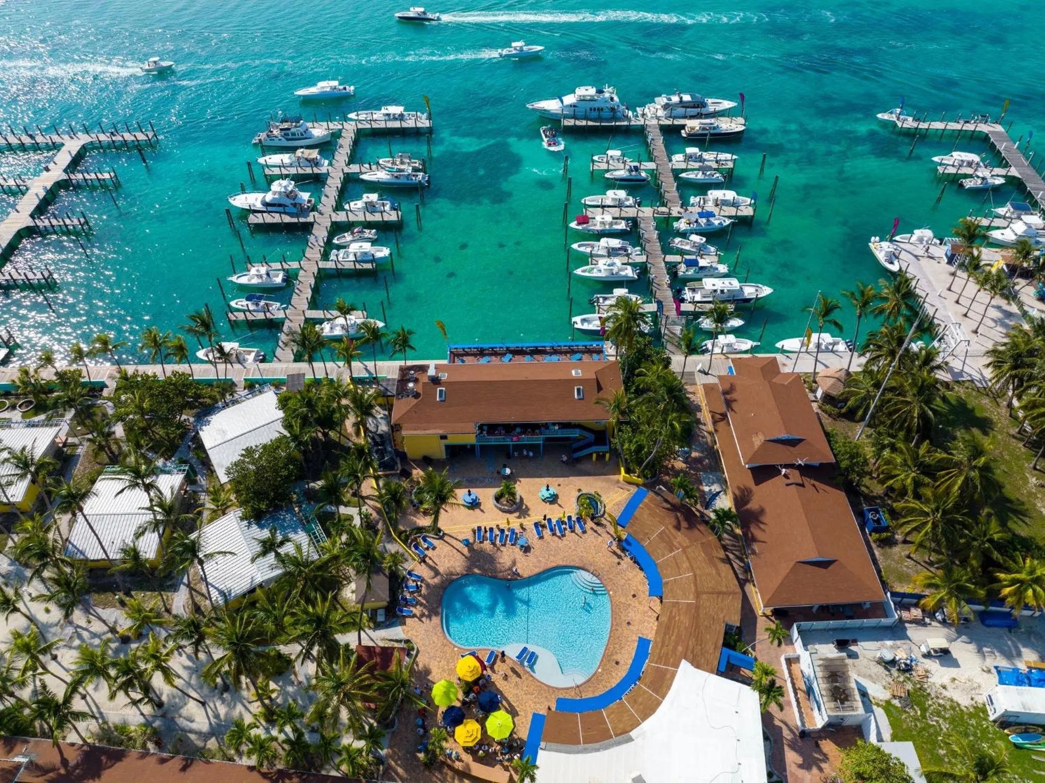 Bird's eye view in Bimini Big Game Club Resort & Marina