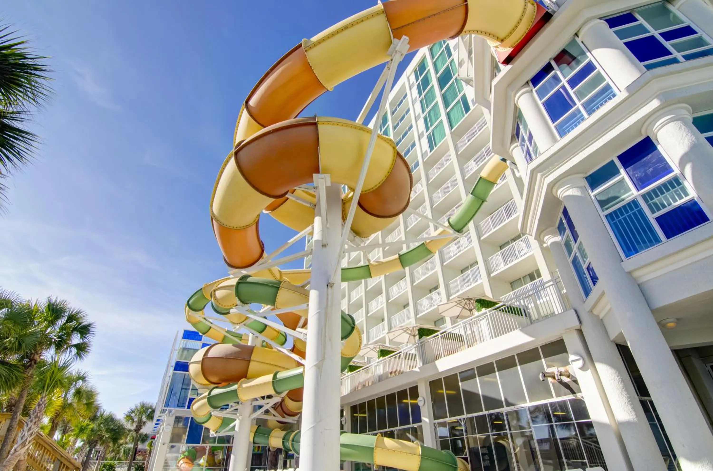 Aqua park in Crown Reef Beach Resort and Waterpark