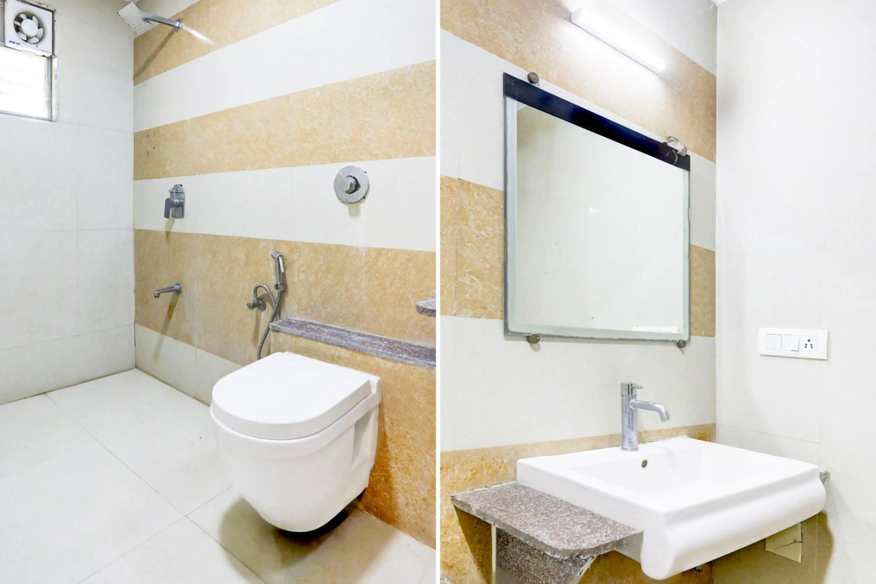 Bathroom in Super Townhouse Prahladnagar