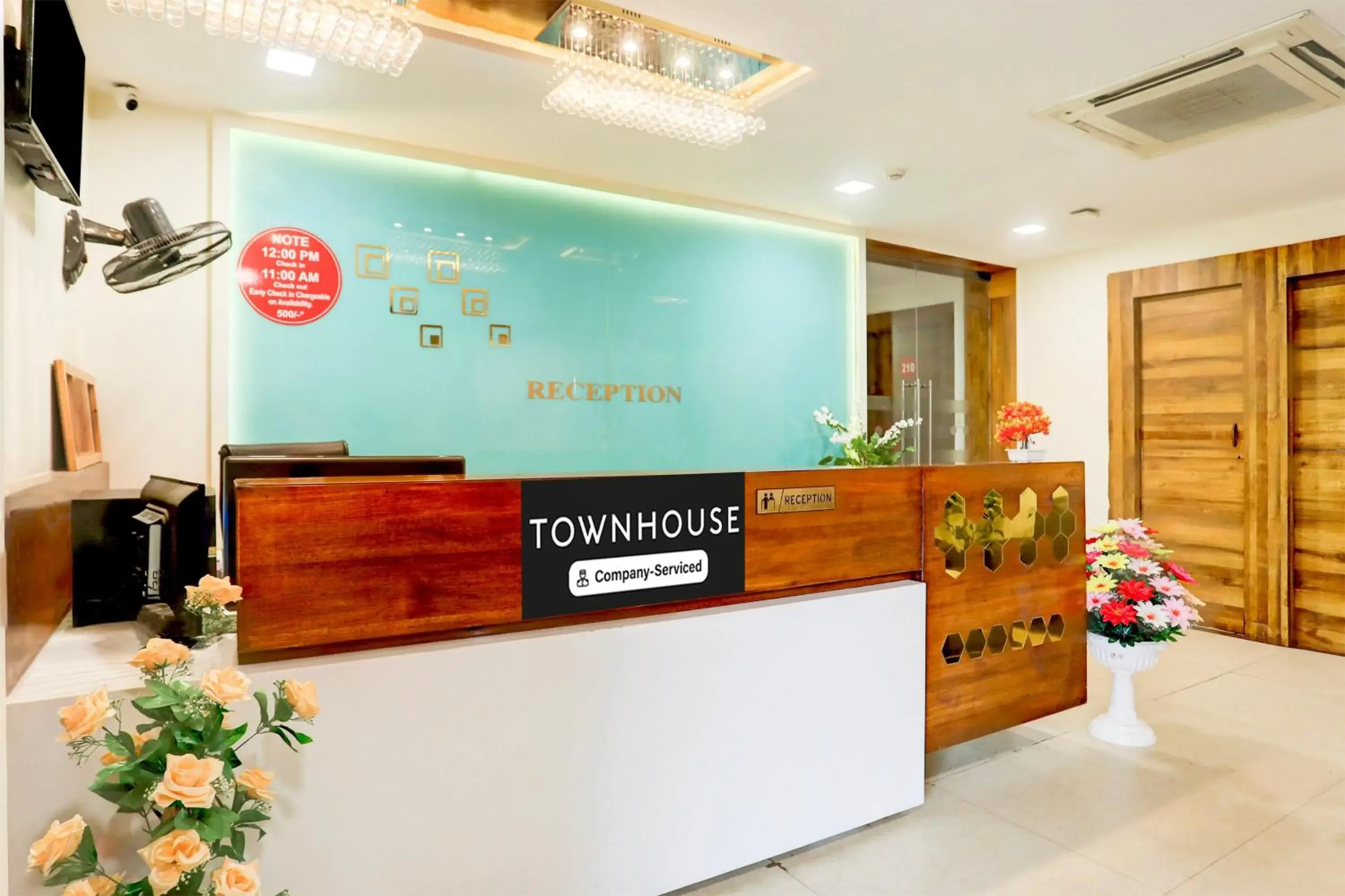 Lobby or reception in Super Townhouse Prahladnagar Lobby or reception in Super Townhouse Prahladnagar