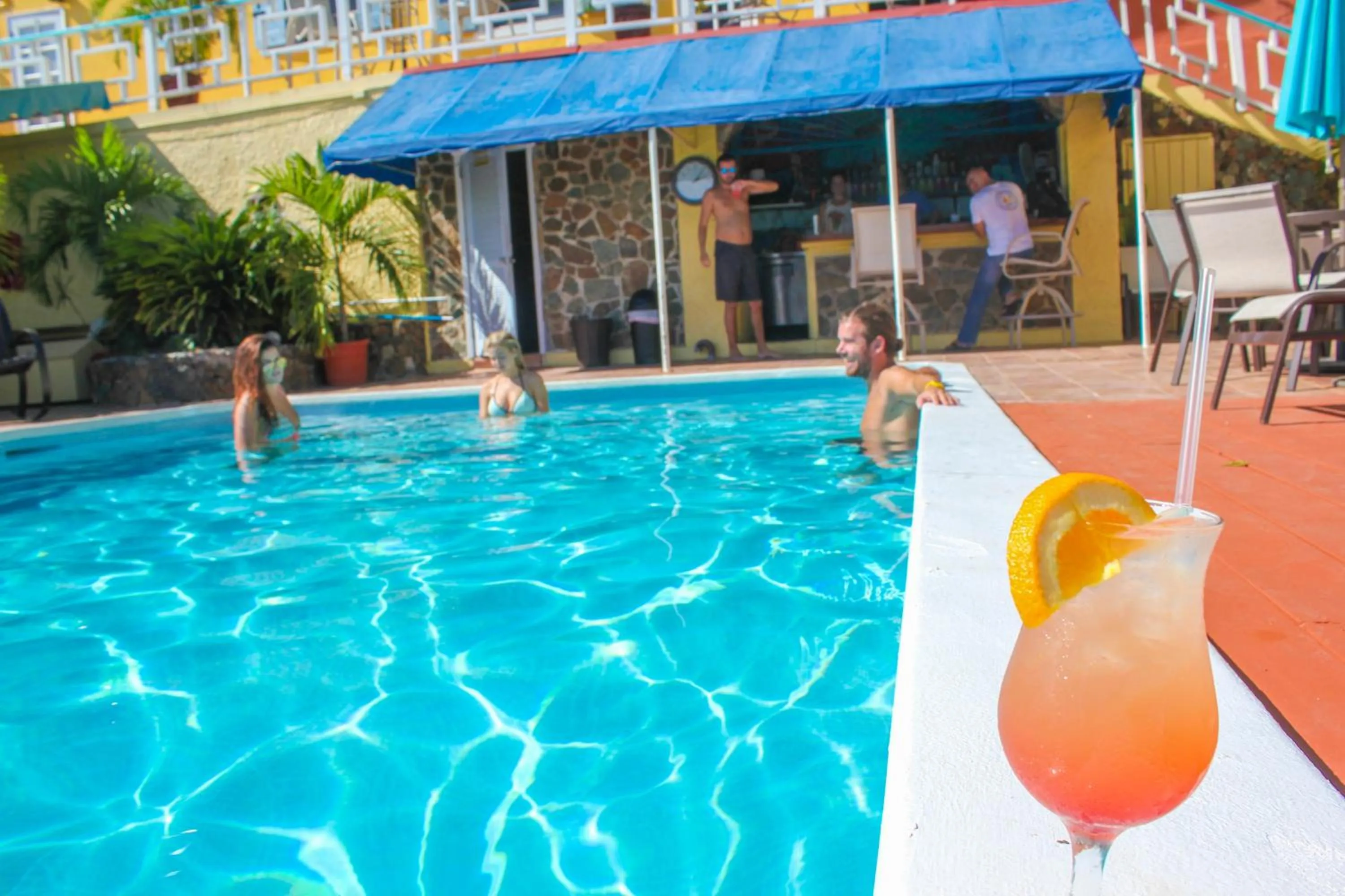 Pool view in The Mafolie Hotel