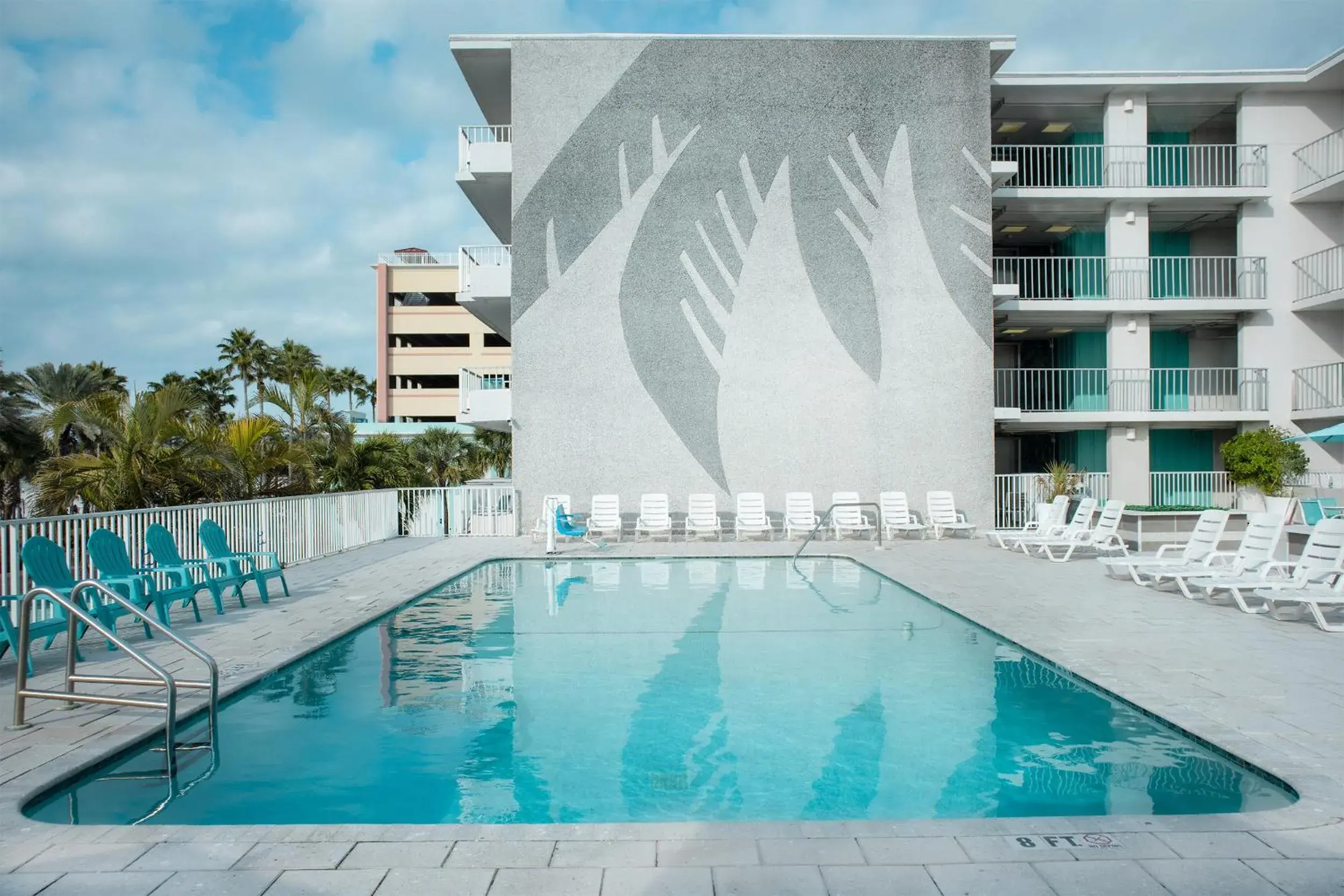 Swimming pool in The Beachview Inn Clearwater Beach Swimming pool in The Beachview Inn Clearwater Beach