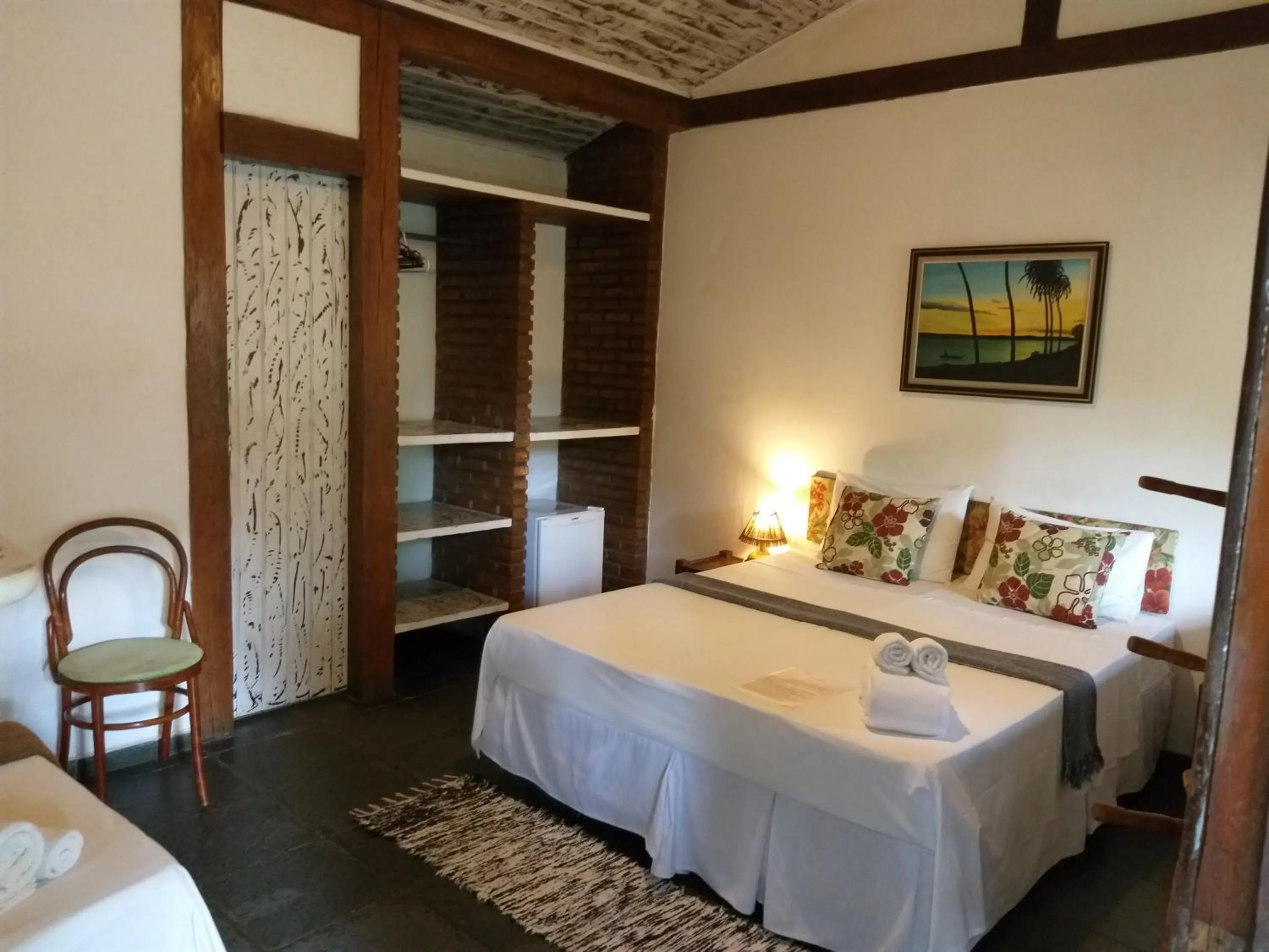 Bed in Pousada Macunaima