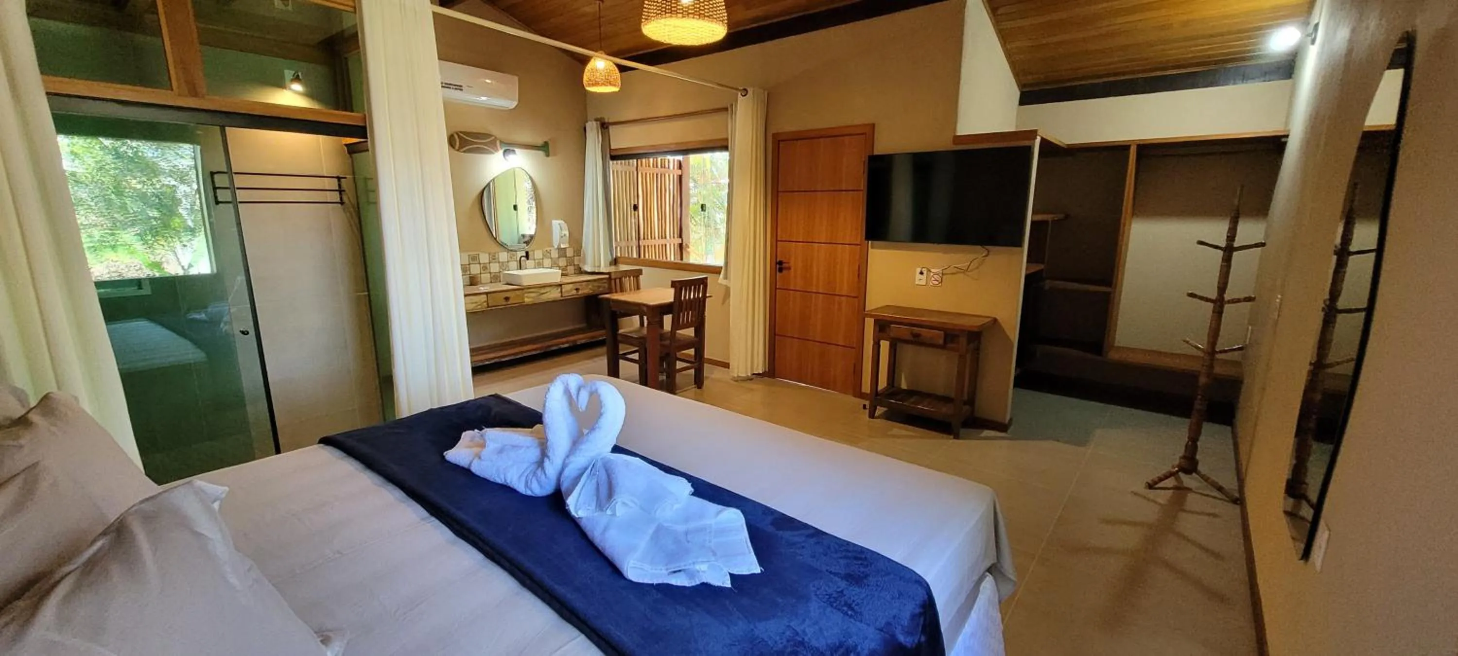 Bed in Pousada Macunaima