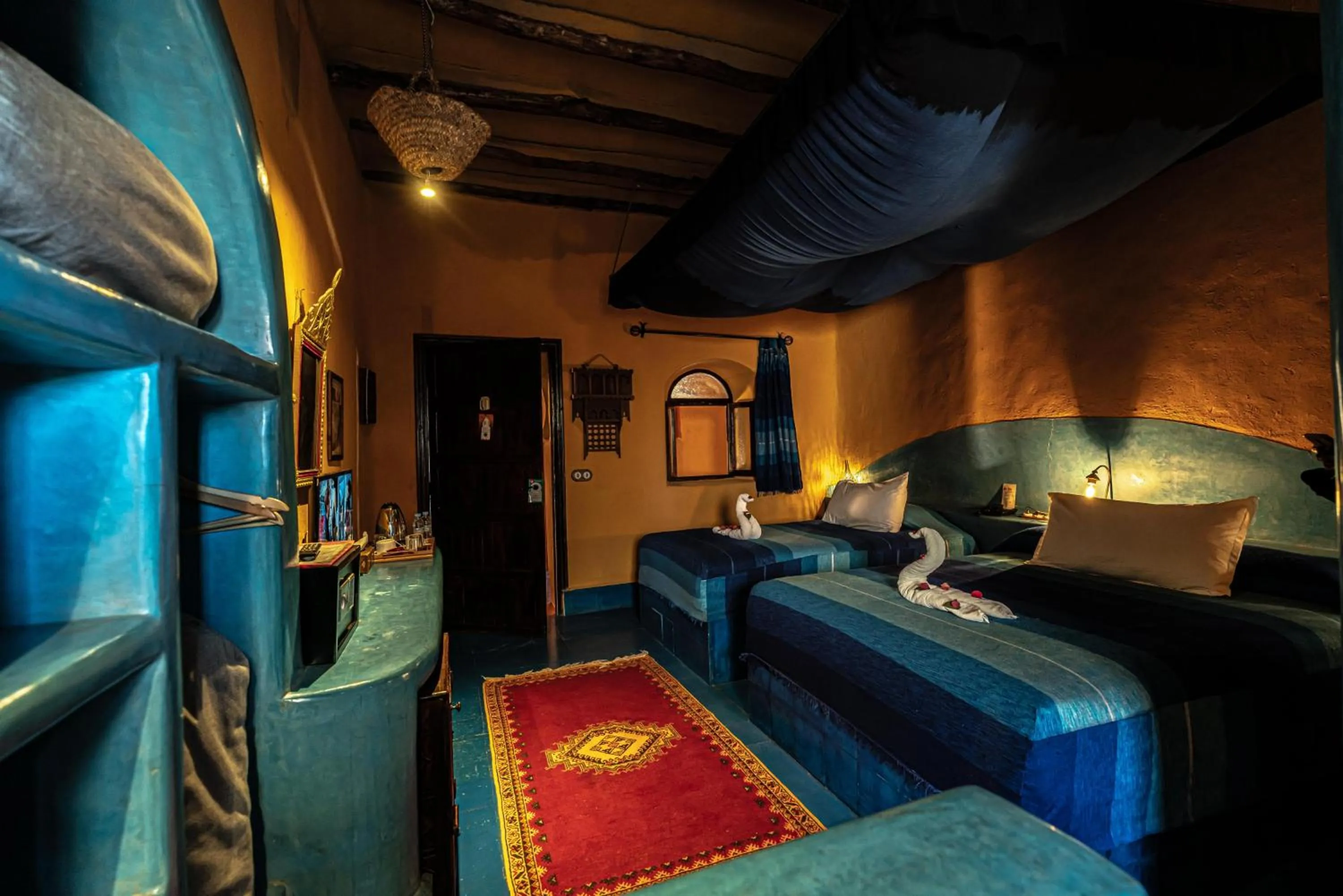 Bed in Kasbah Hotel Tombouctou