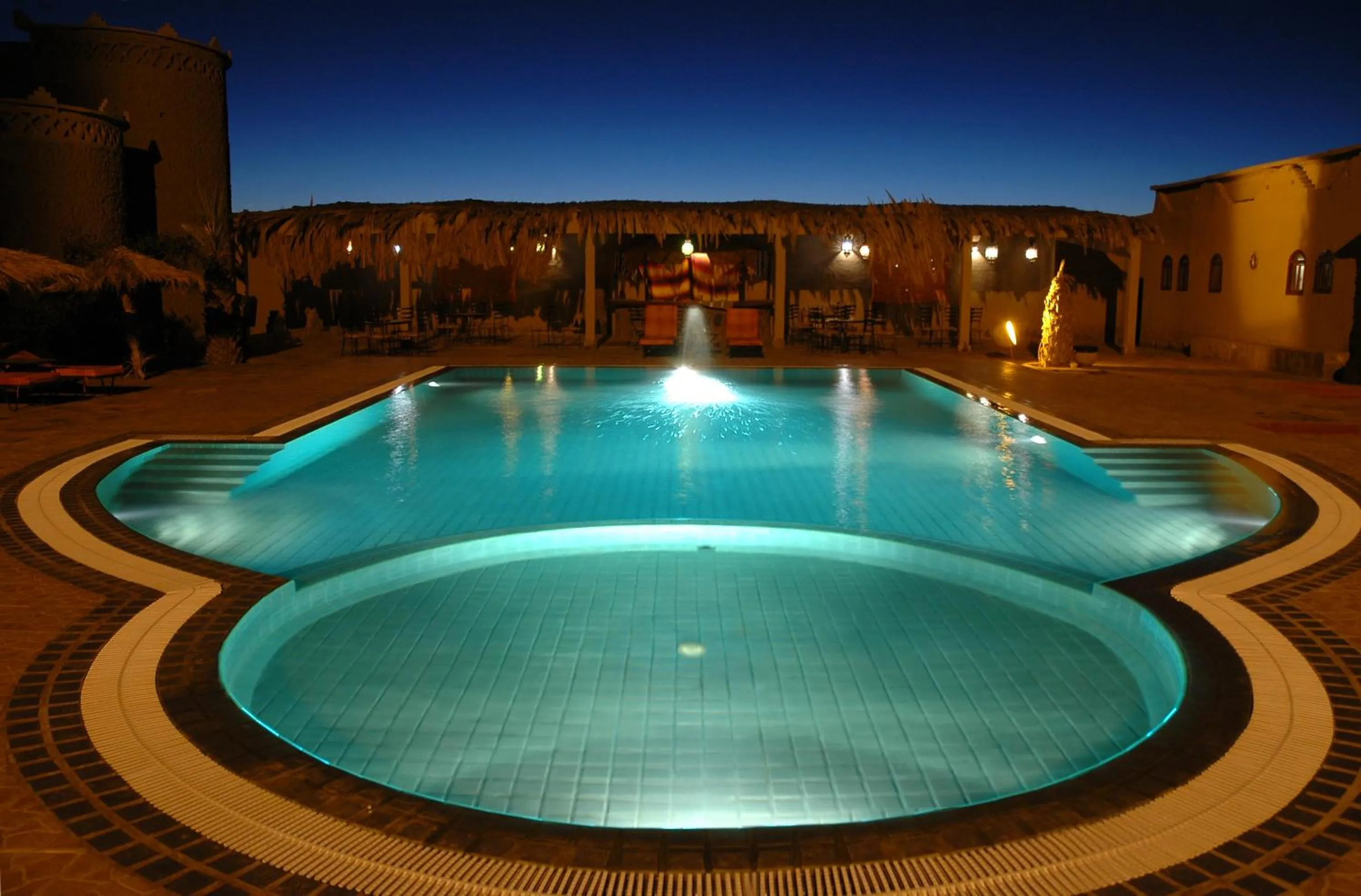 Swimming pool in Kasbah Hotel Tombouctou