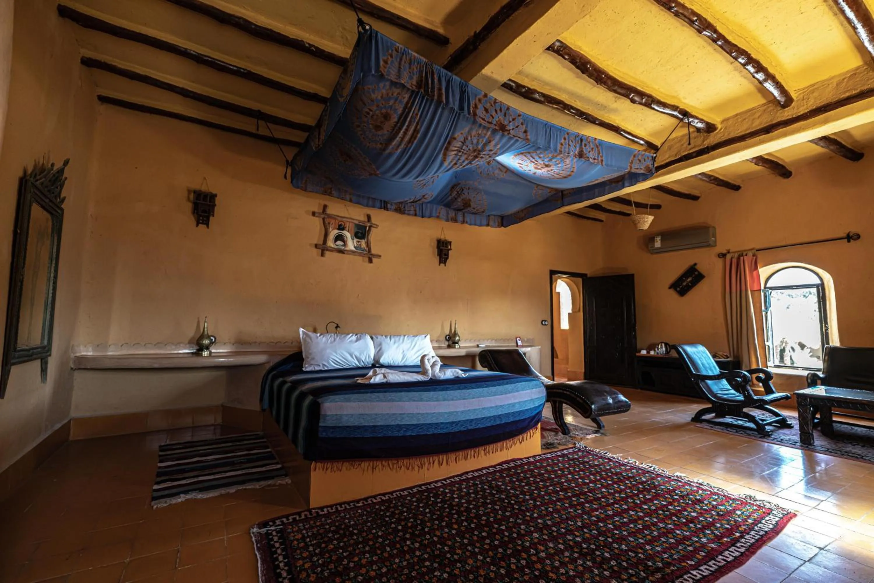 Bed in Kasbah Hotel Tombouctou