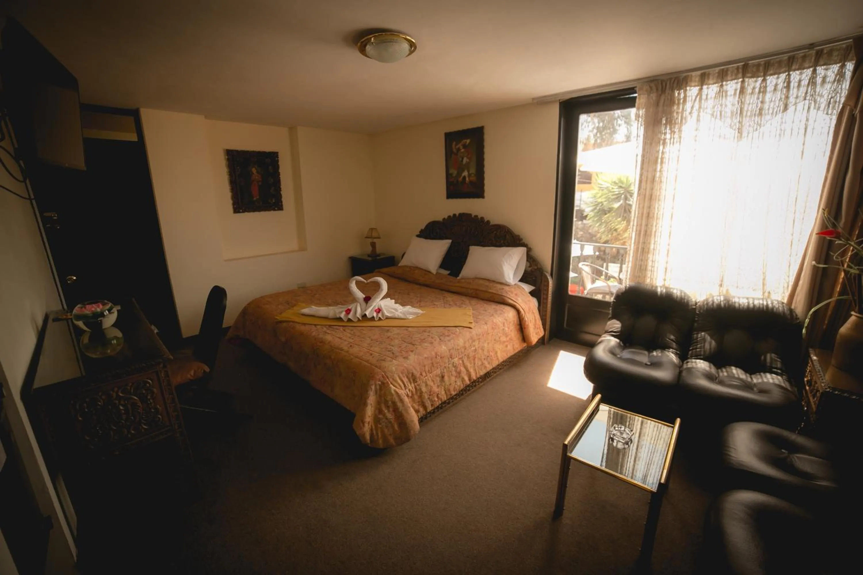 Bed in Hotel Andenes