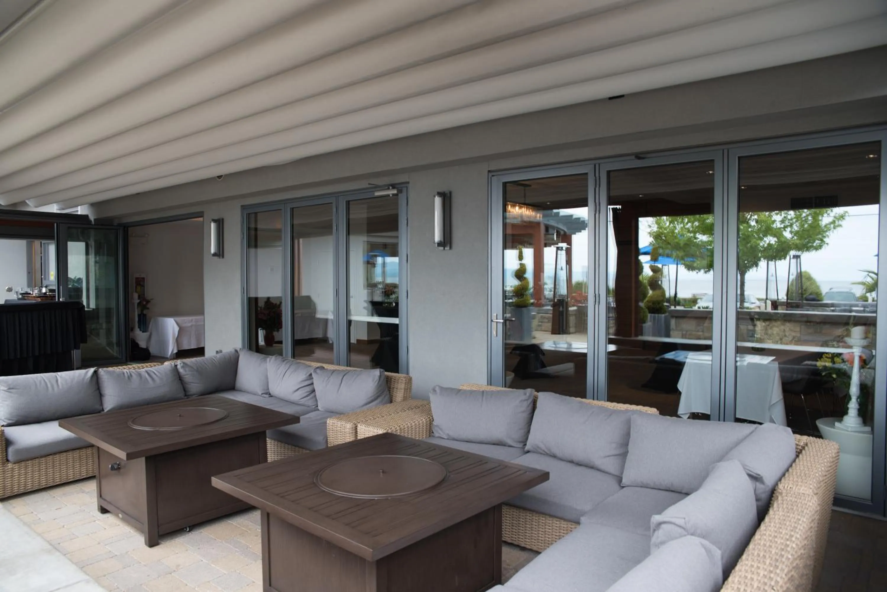 Seating area in Qualicum Beach Inn