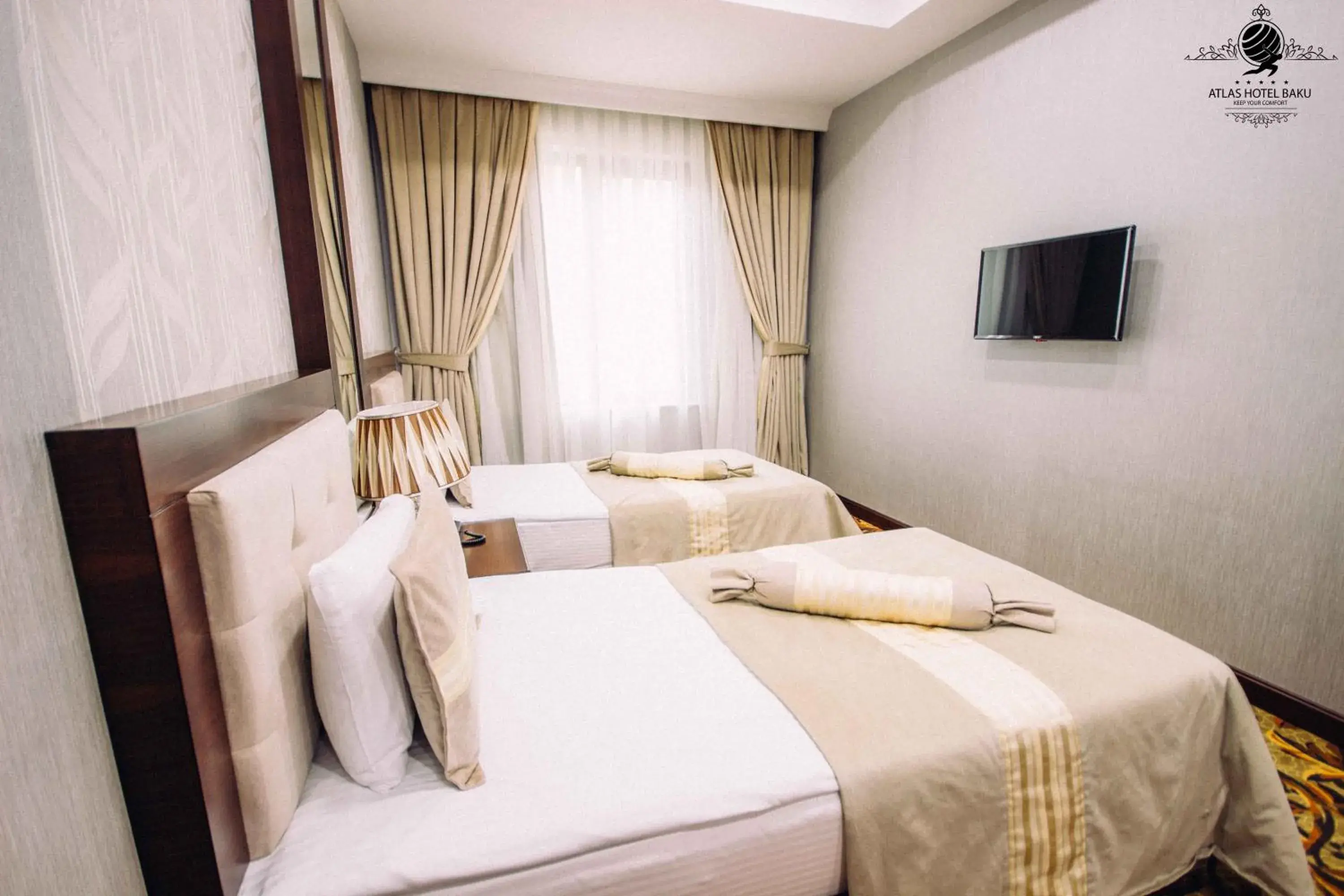 Bedroom, Bed in Atlas Hotel Baku Bedroom, Bed in Atlas Hotel Baku