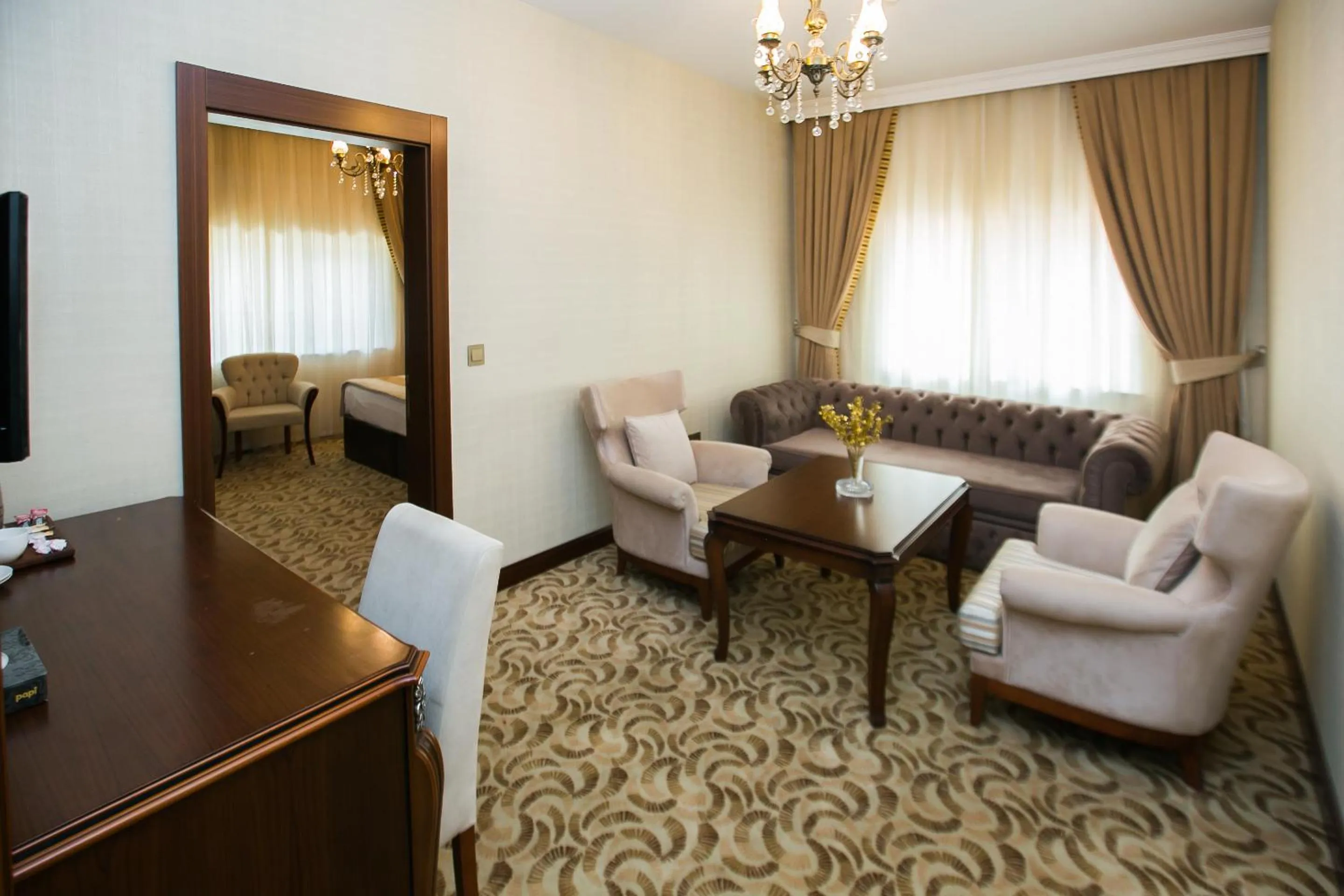 Seating area in Atlas Hotel Baku