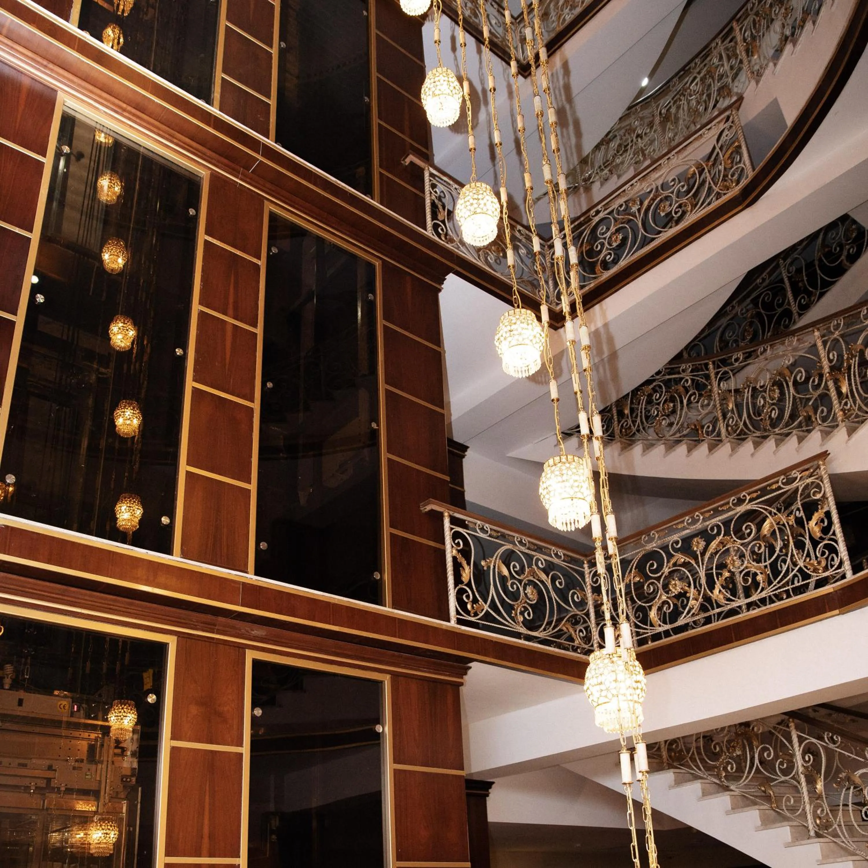 Decorative detail in Atlas Hotel Baku