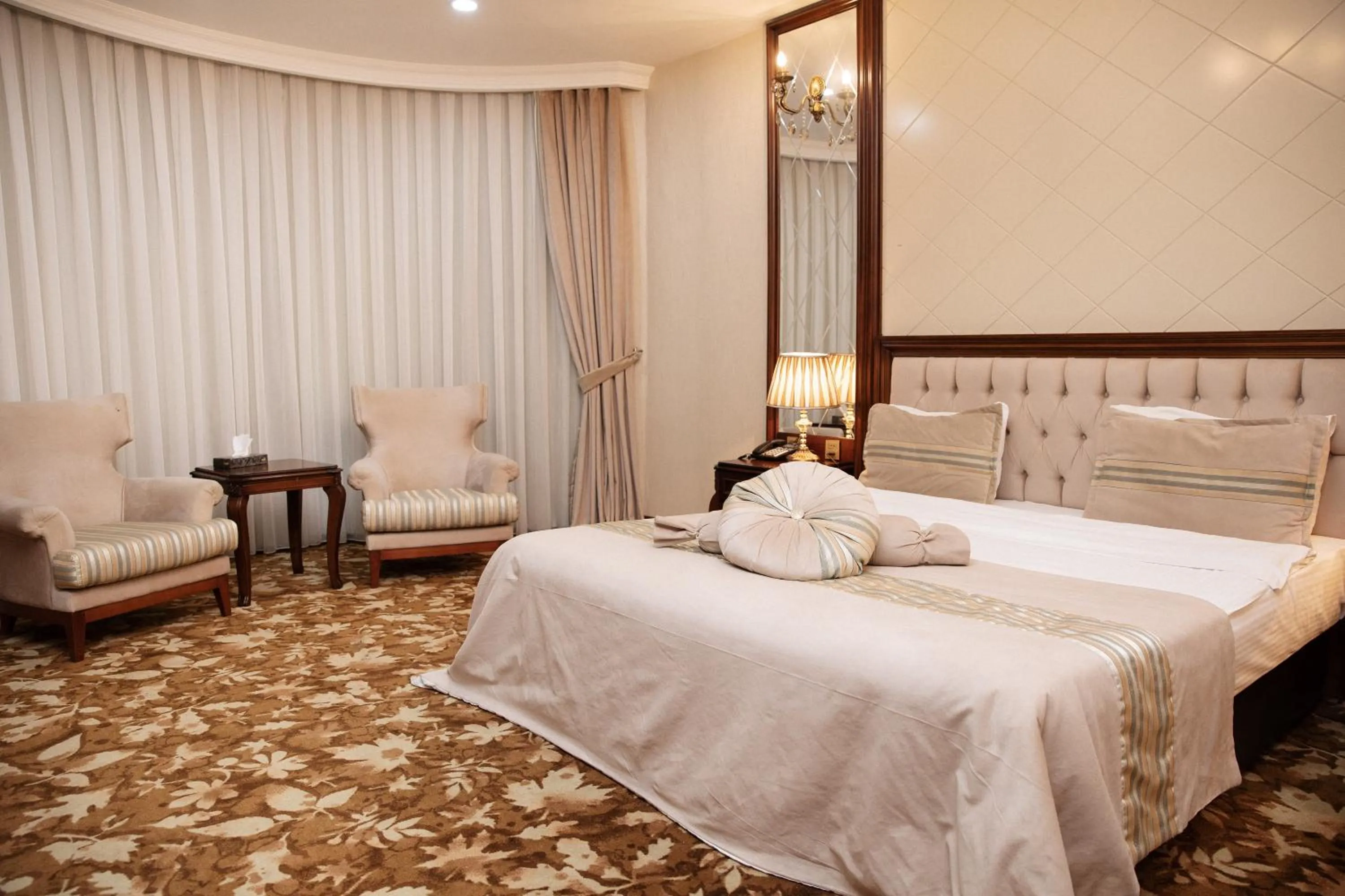 Bed in Atlas Hotel Baku