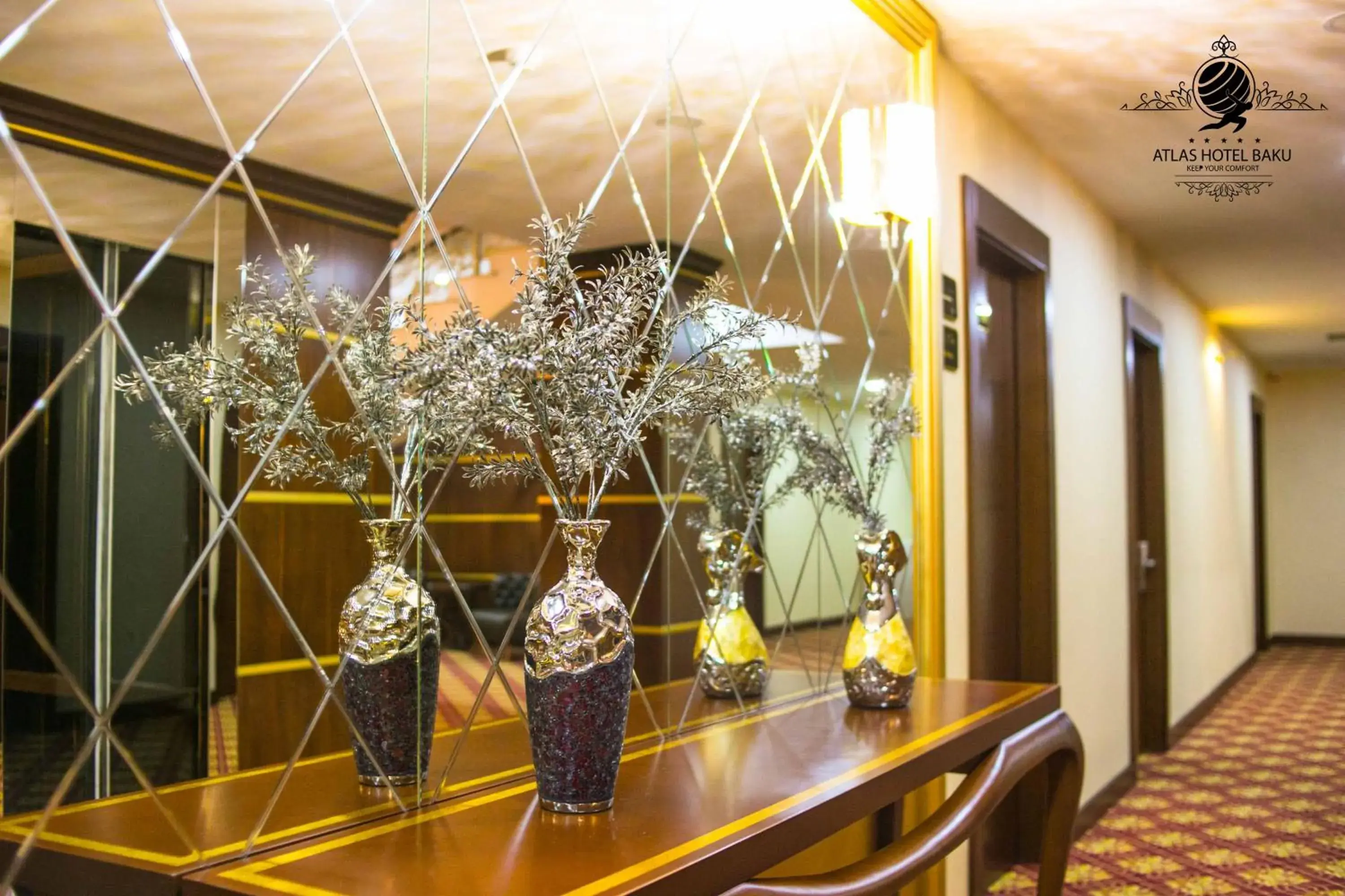 Lobby or reception in Atlas Hotel Baku Lobby or reception in Atlas Hotel Baku