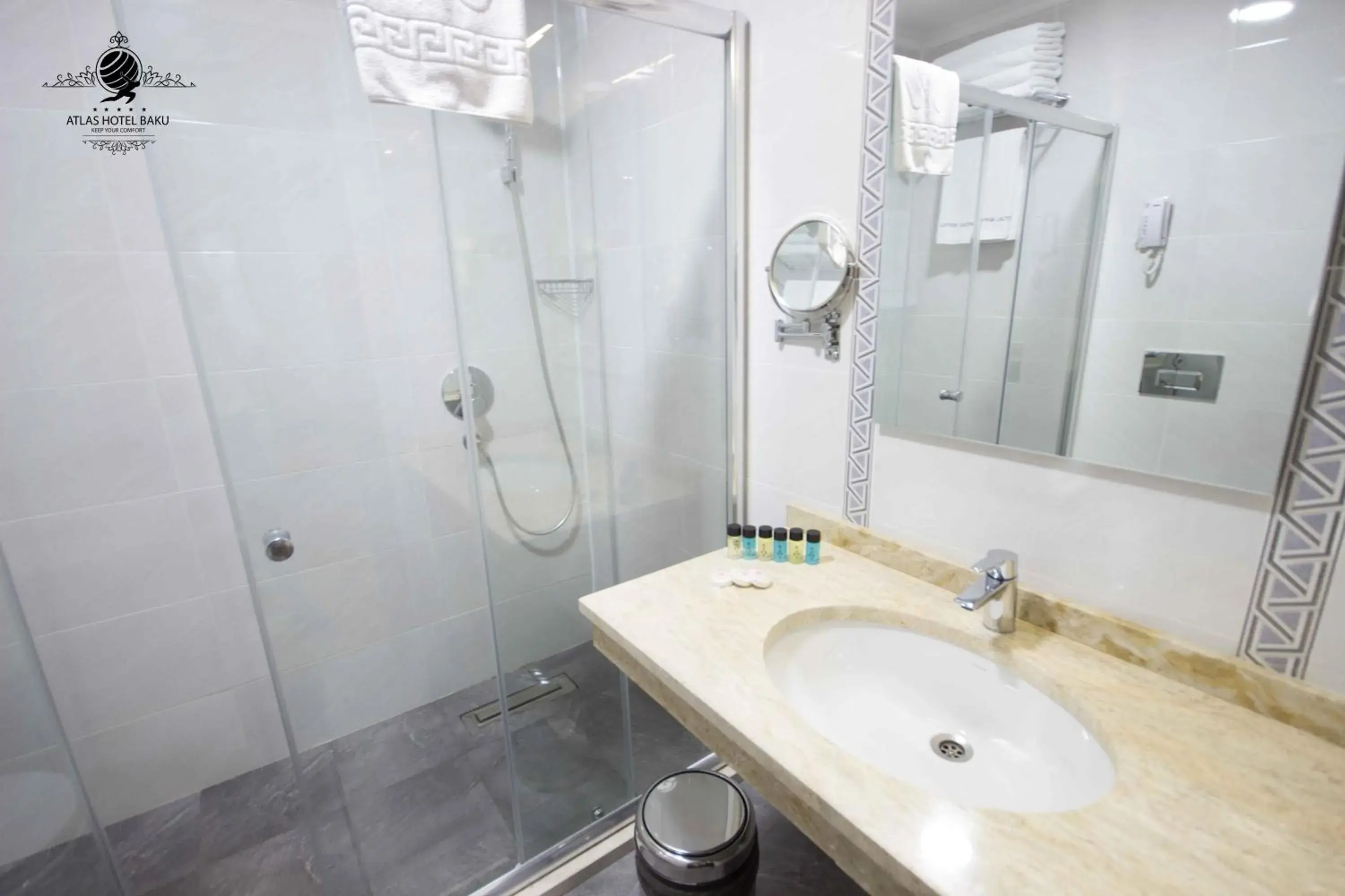 Bathroom in Atlas Hotel Baku Bathroom in Atlas Hotel Baku