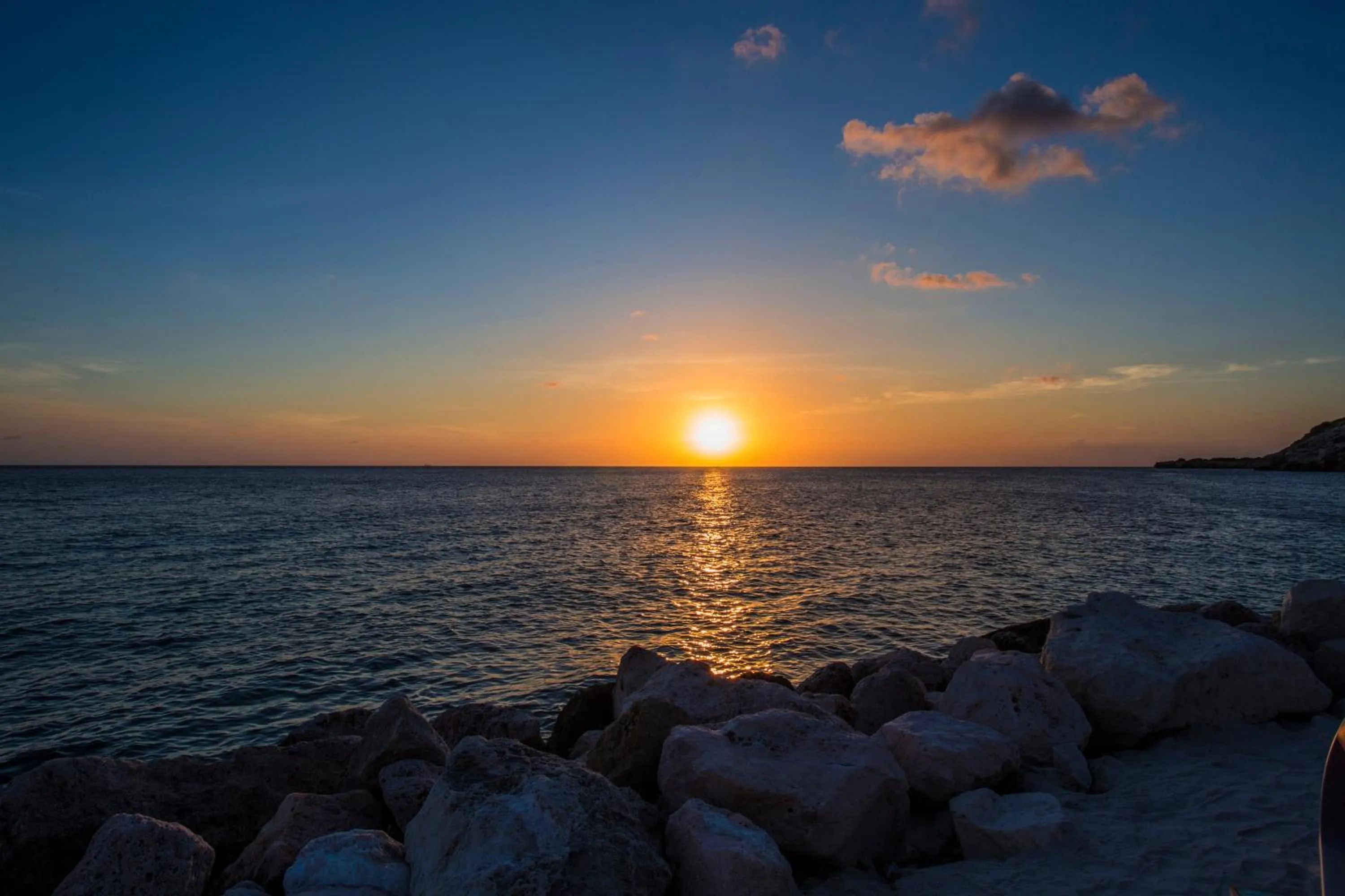 Sunset in Blue Bay Lodges