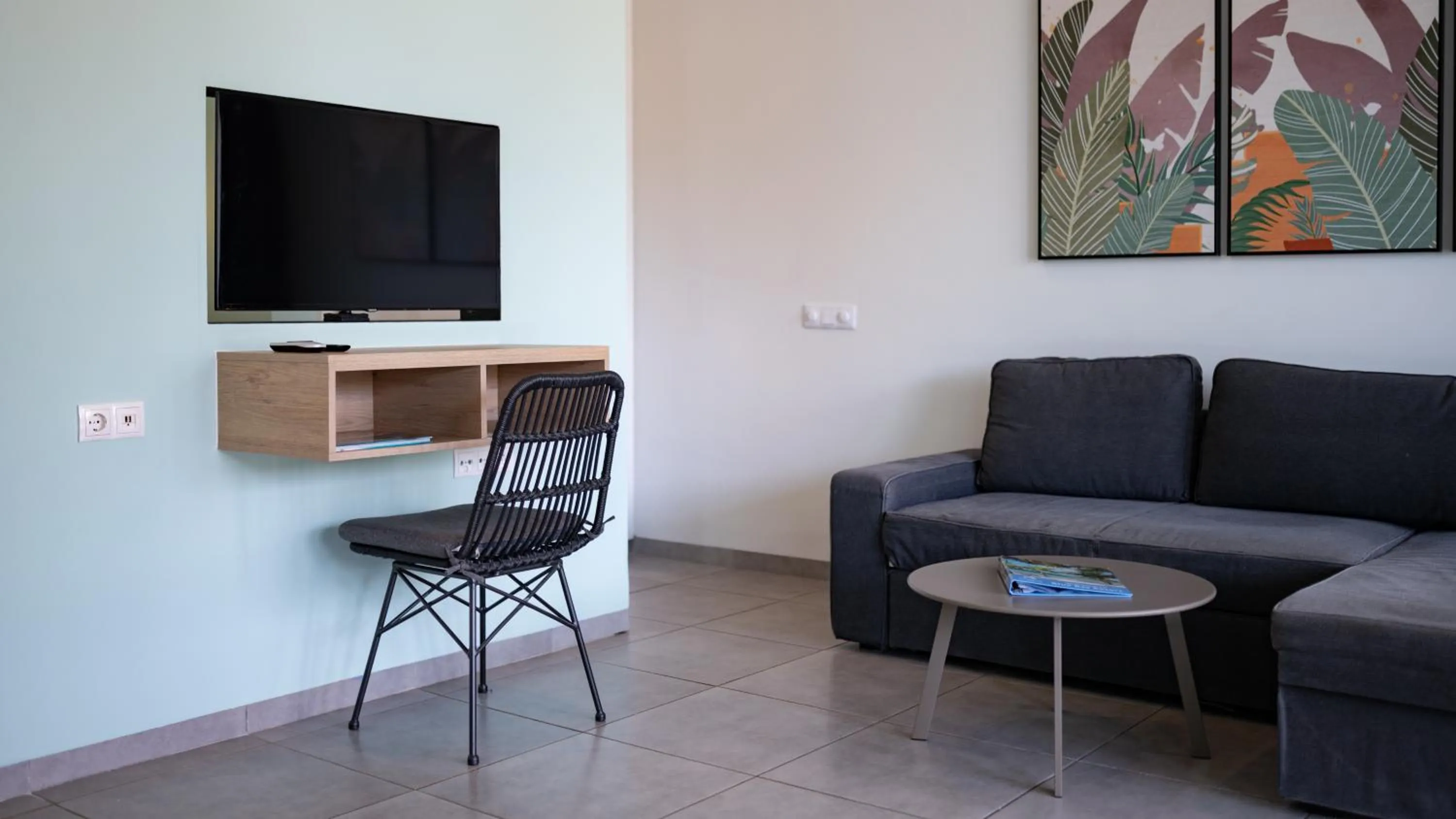 Seating area in Blue Bay Lodges