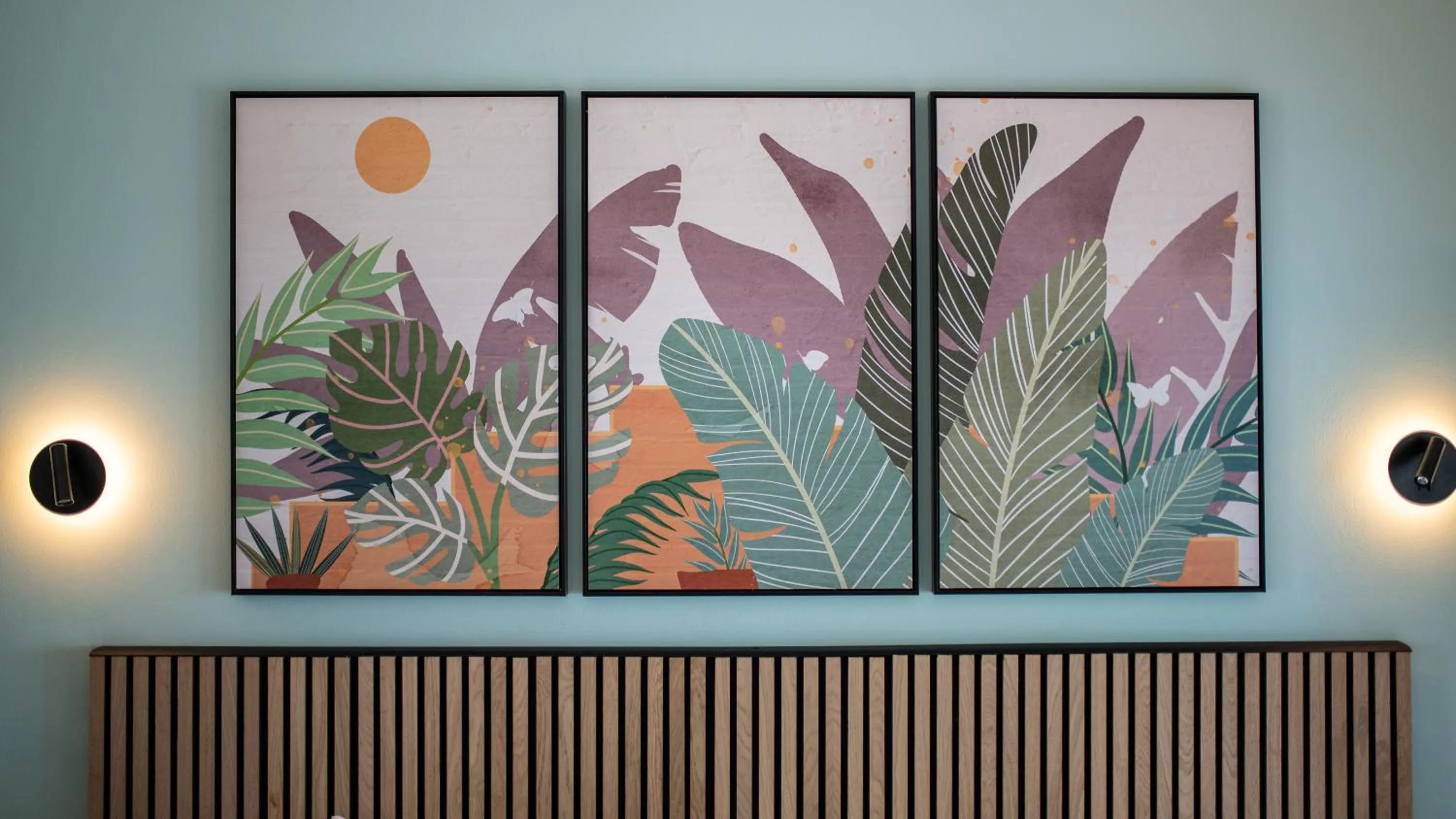 Bed in Blue Bay Lodges