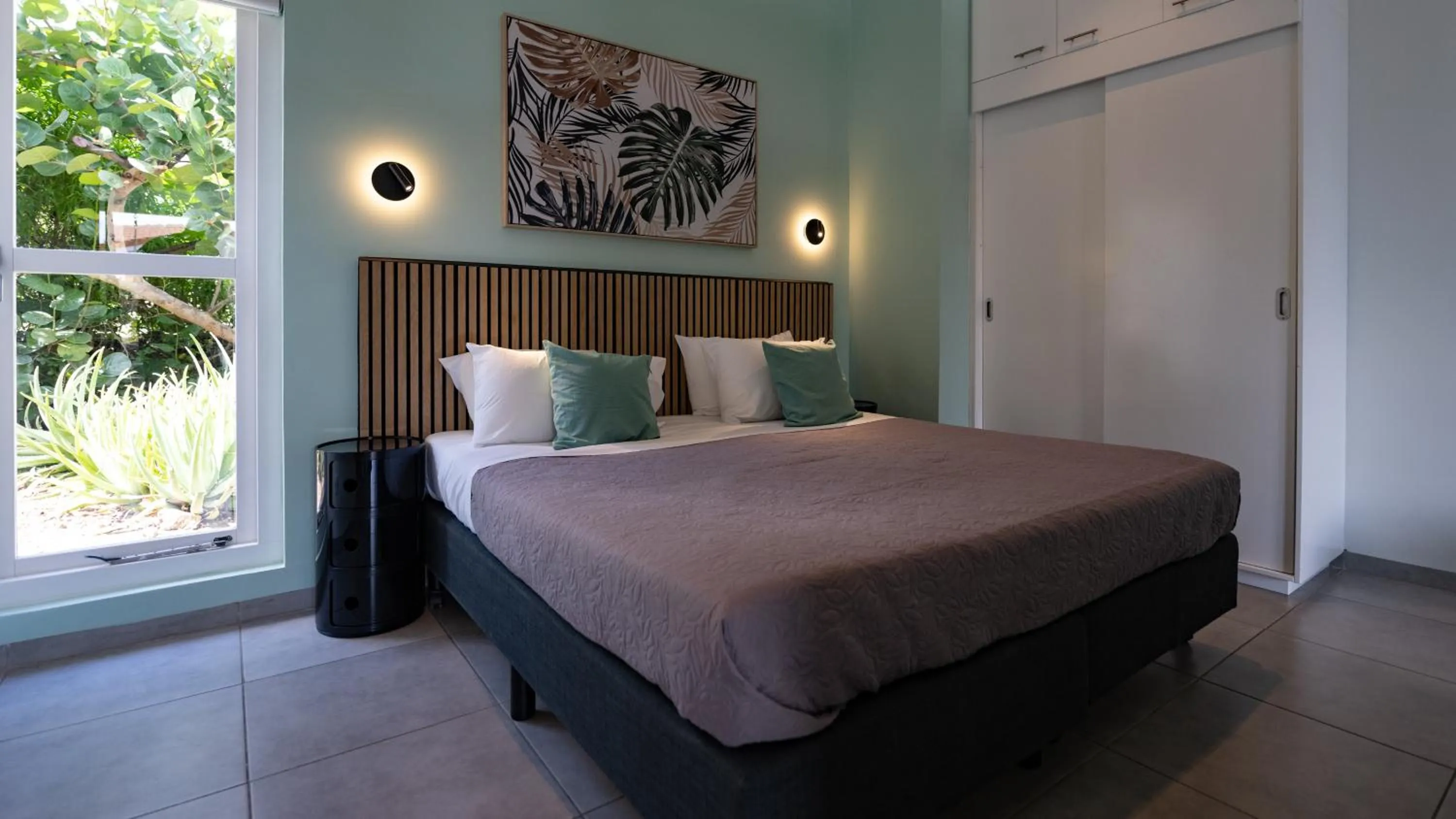 Bed in Blue Bay Lodges