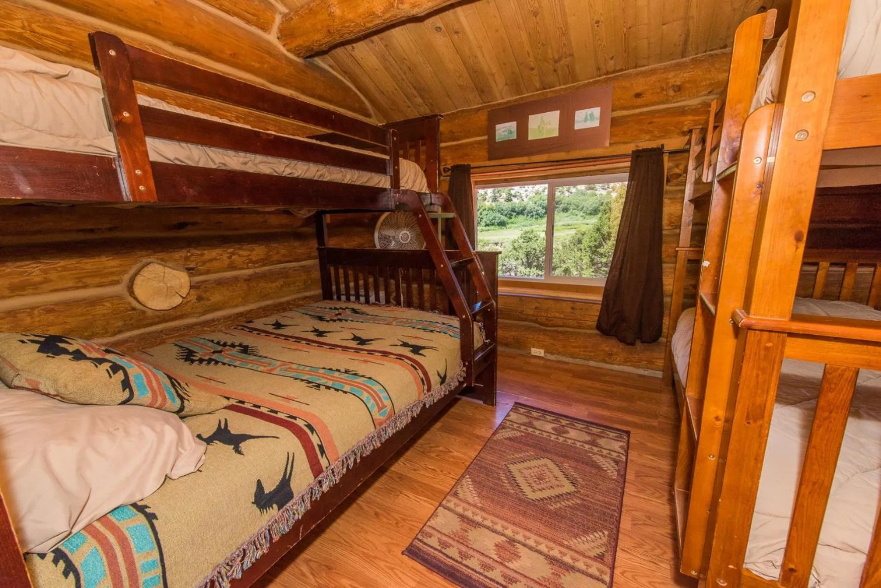 Bed in Boulder Mountain Guest Ranch