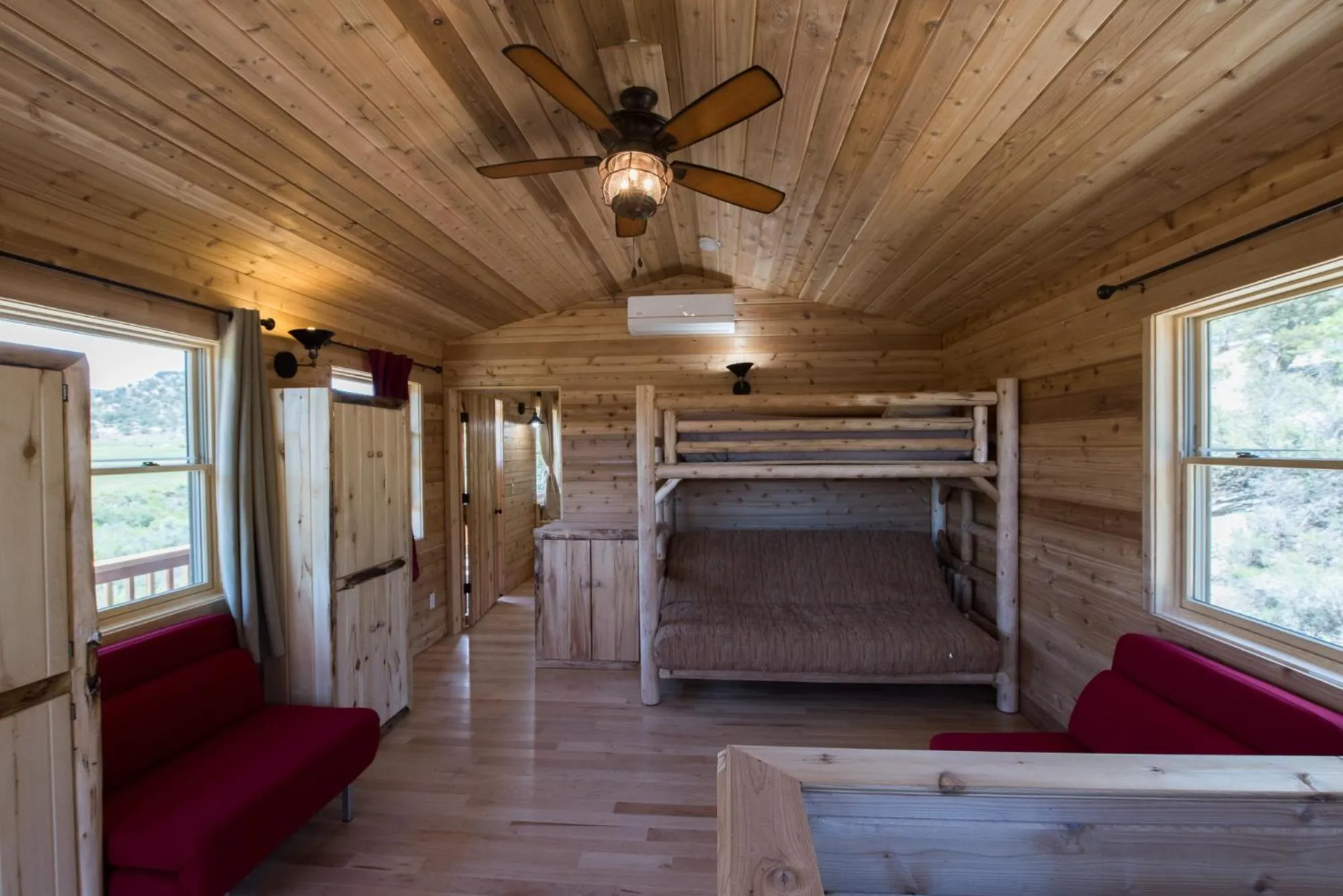 Bed in Boulder Mountain Guest Ranch