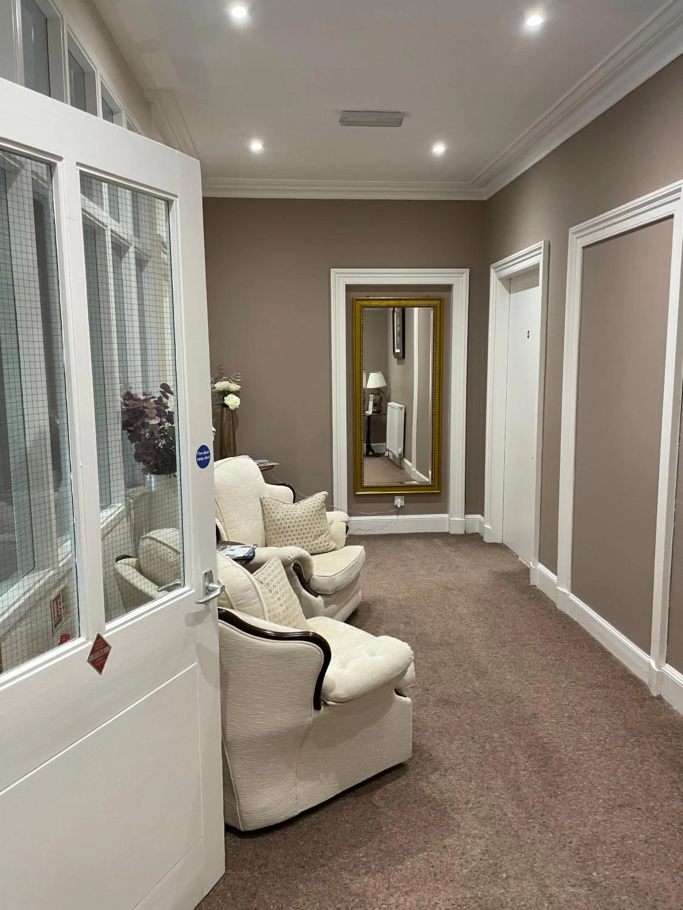 Seating area in The Claymore Guest House