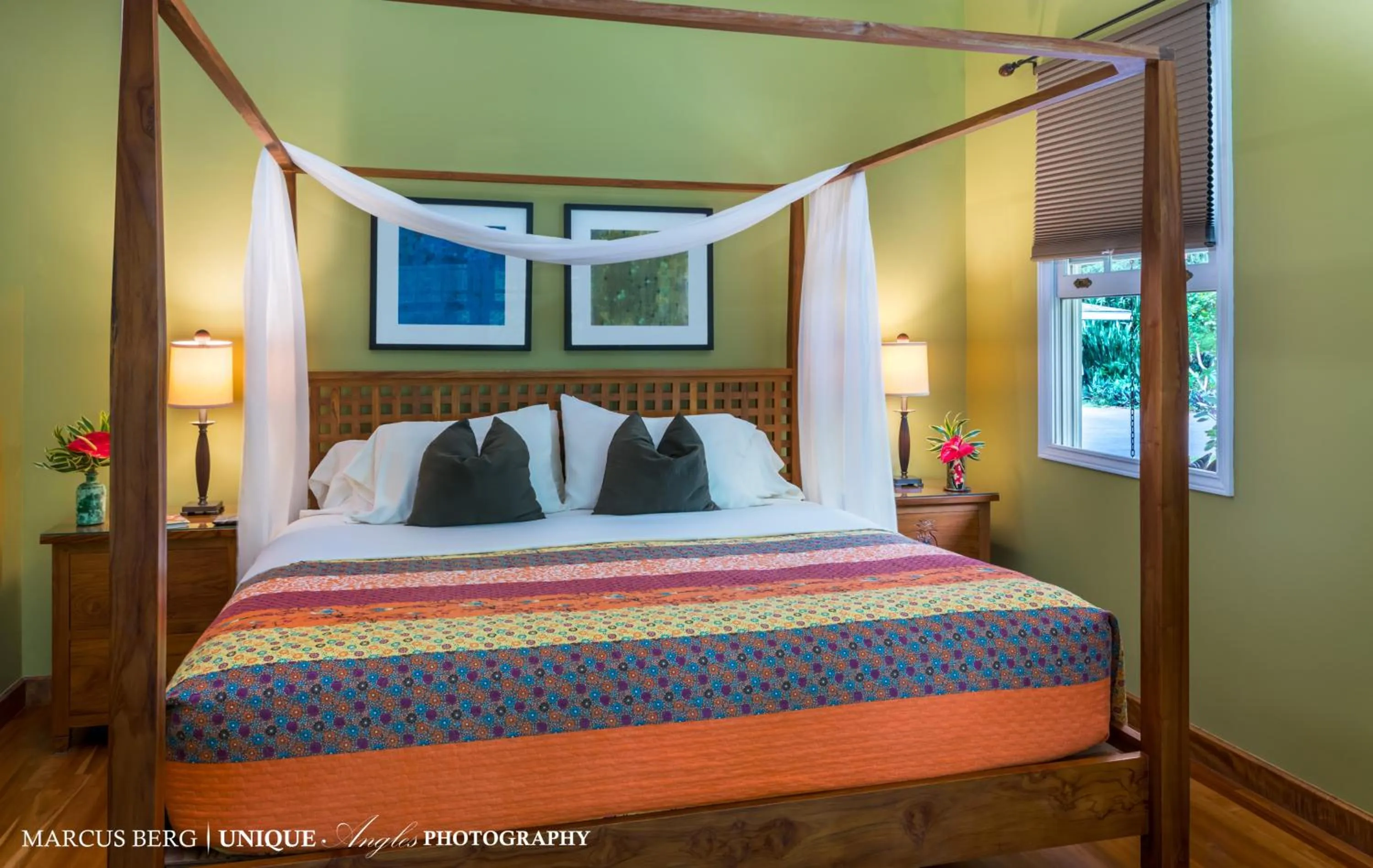 Bed in Ka'awa Loa Plantation