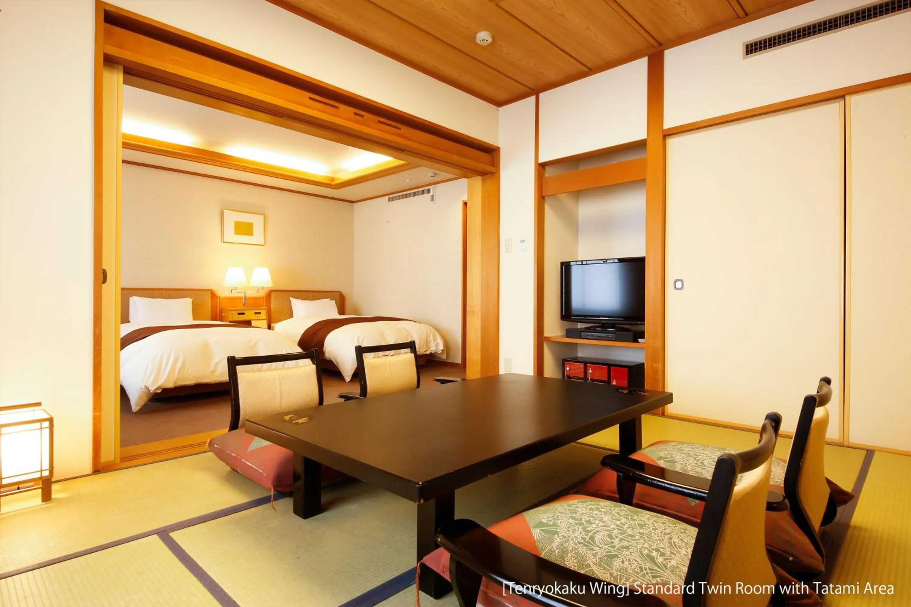 Photo of the whole room, Bed in Hida Takayama Onsen Takayama Green Hotel - KEIO GROUP HOTELS -