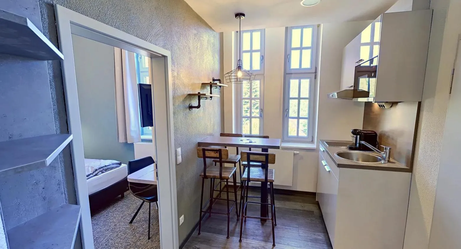 Kitchen or kitchenette in Boardinghouse Emden