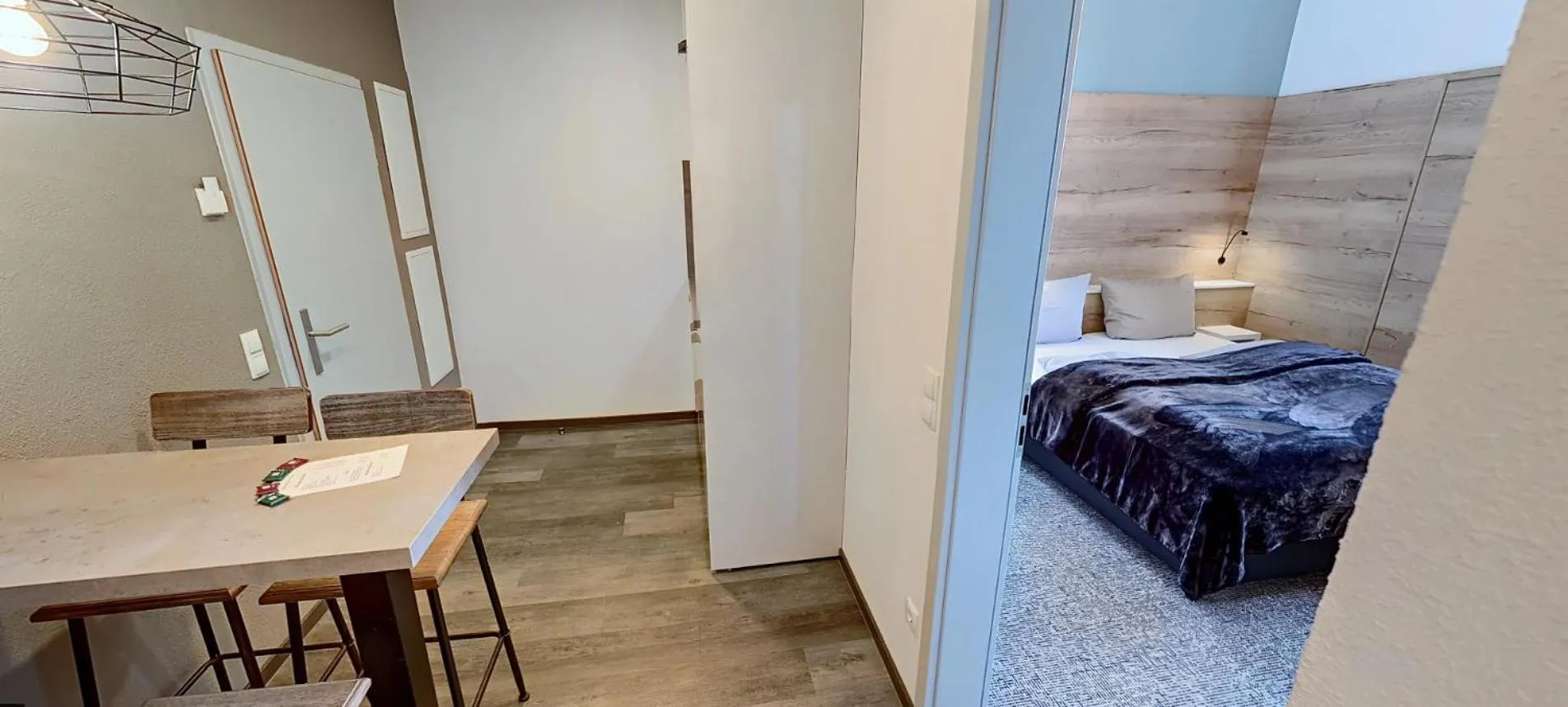 Photo of the whole room, Bed in Boardinghouse Emden