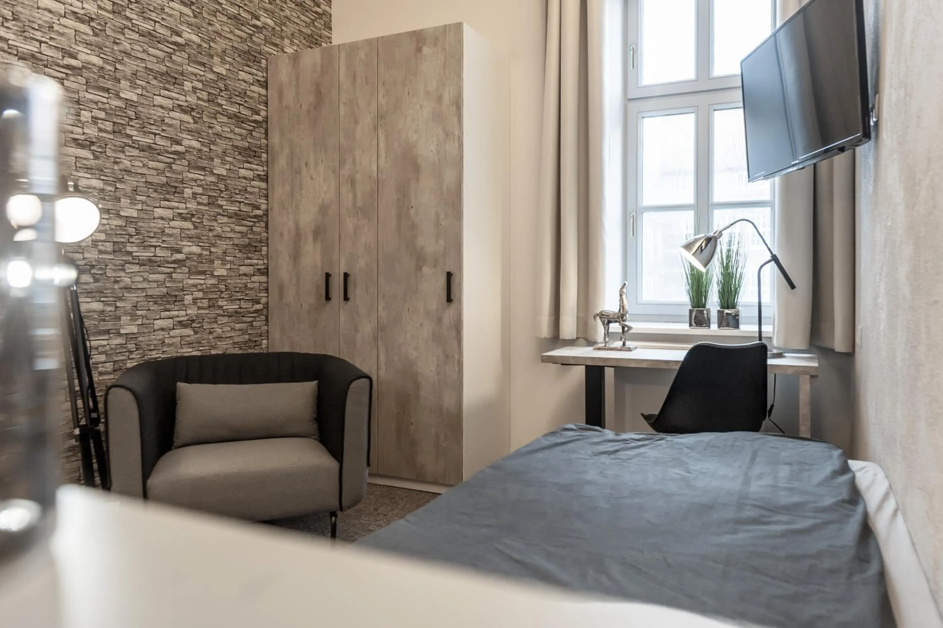 Decorative detail, Bed in Boardinghouse Emden