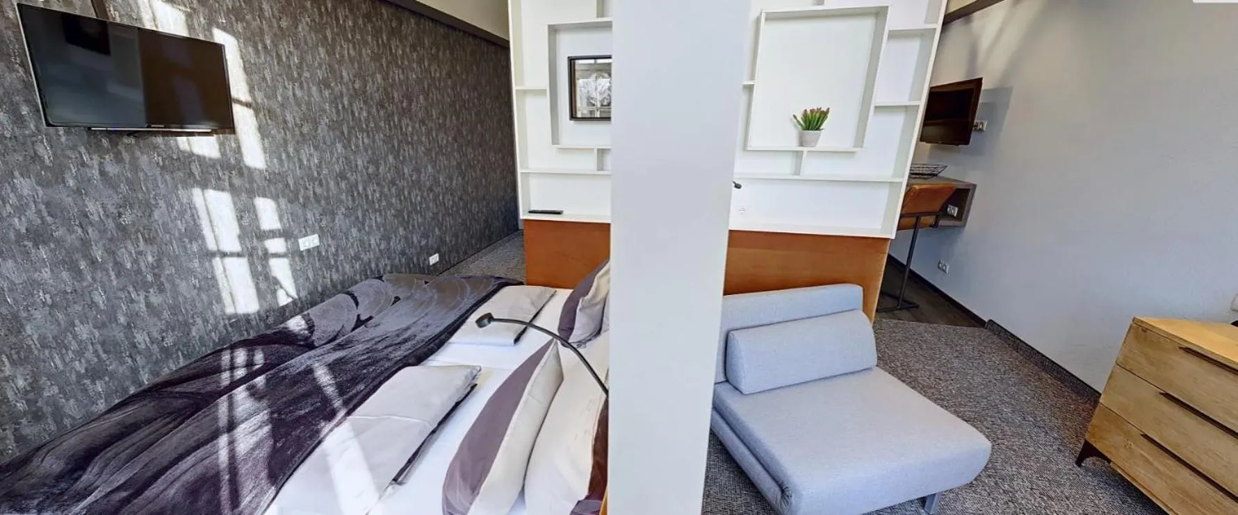 Communal lounge/ TV room in Boardinghouse Emden