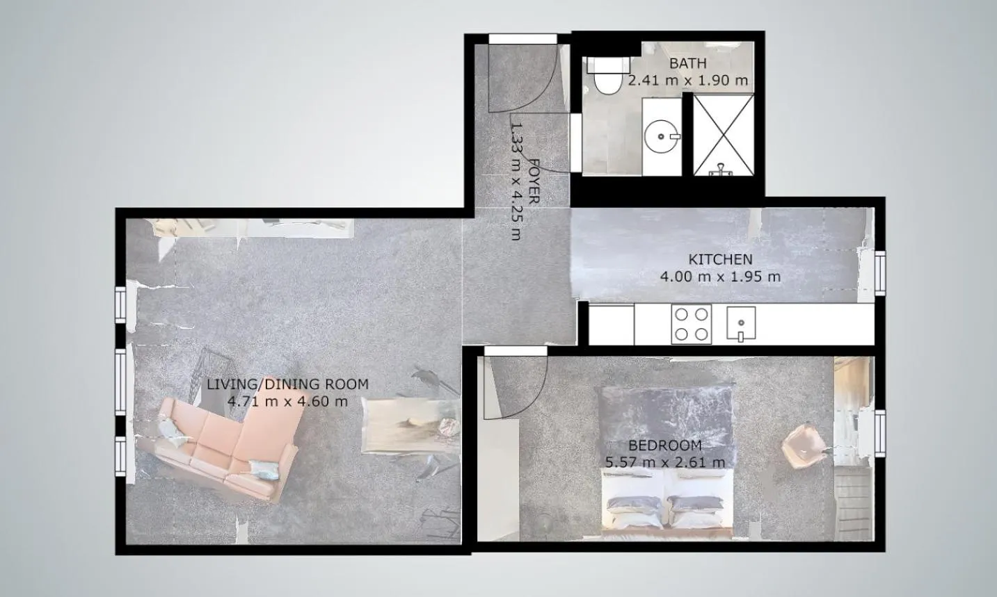 Floor plan in Boardinghouse Emden