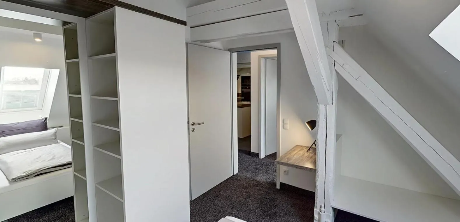 Photo of the whole room, Bed in Boardinghouse Emden