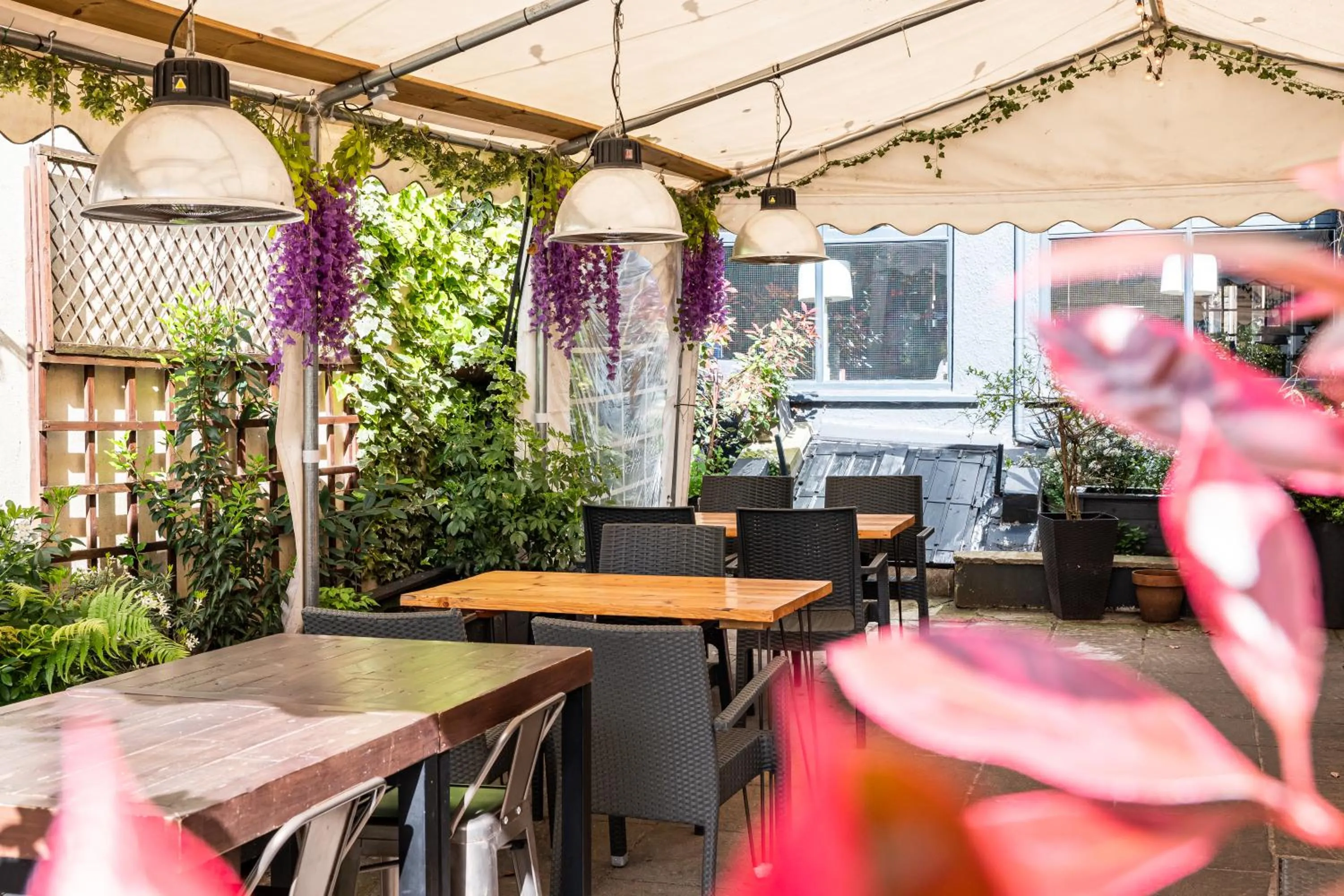 Patio in The Beaufort Hotel