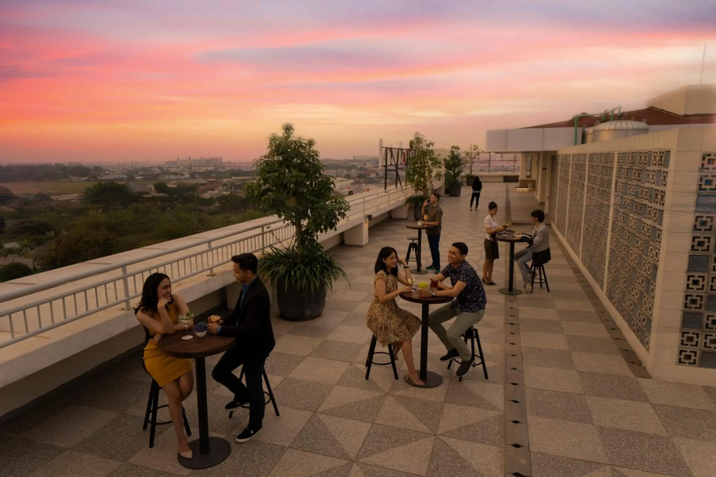 Lounge or bar in d'primahotel Airport Jakarta 2 Lounge or bar in d'primahotel Airport Jakarta 2