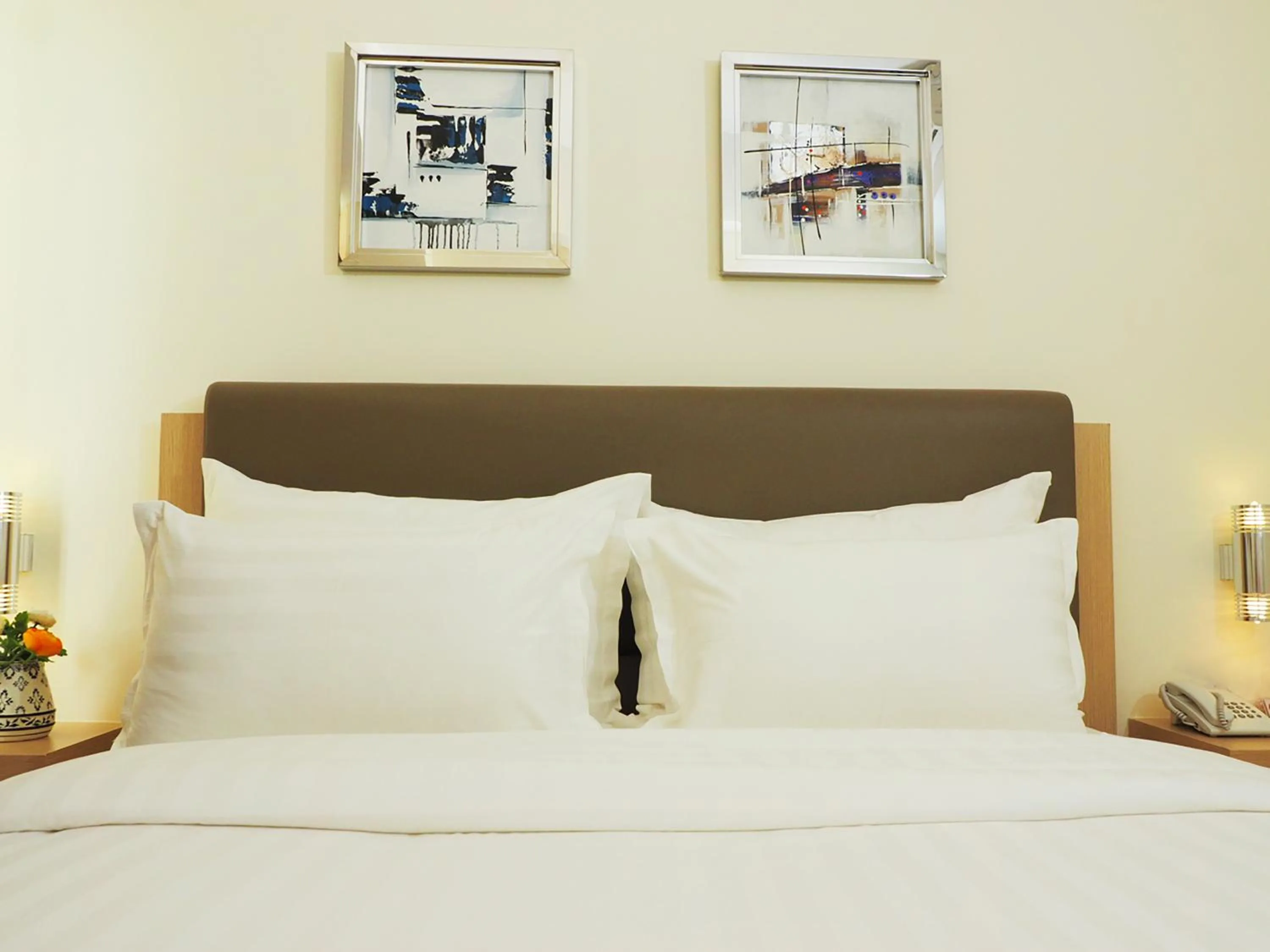 Bed in d'primahotel Airport Jakarta 2