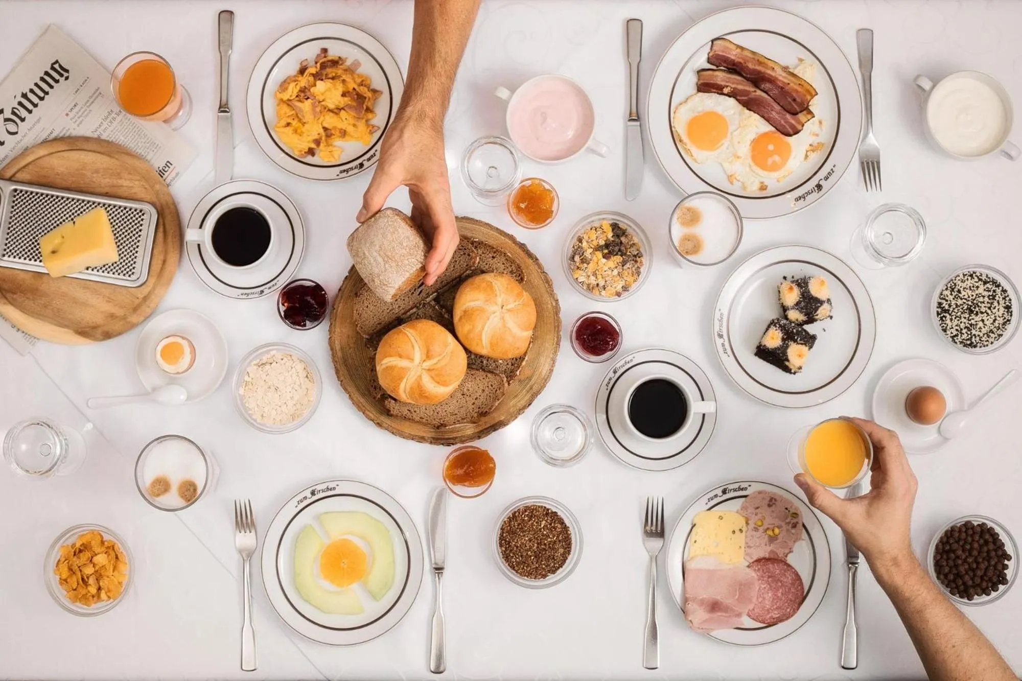 Breakfast in Hotel zum Hirschen