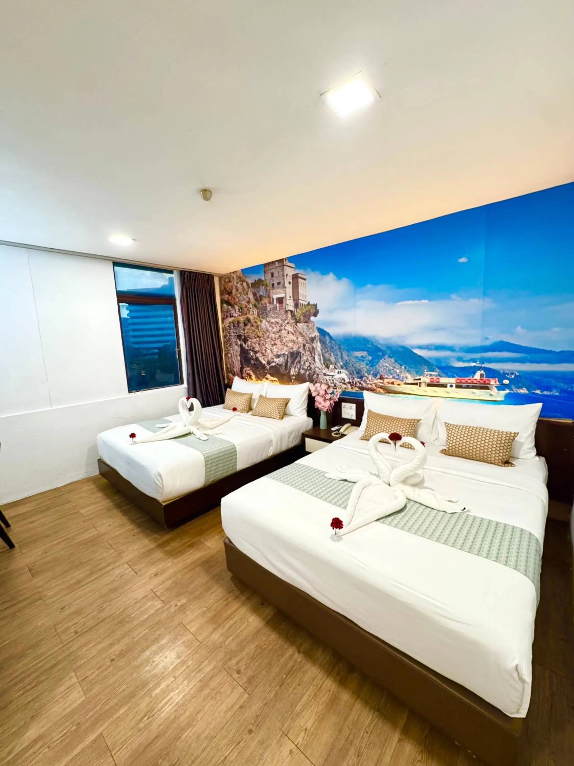 Bed in Swiss Hotel Kuala Lumpur