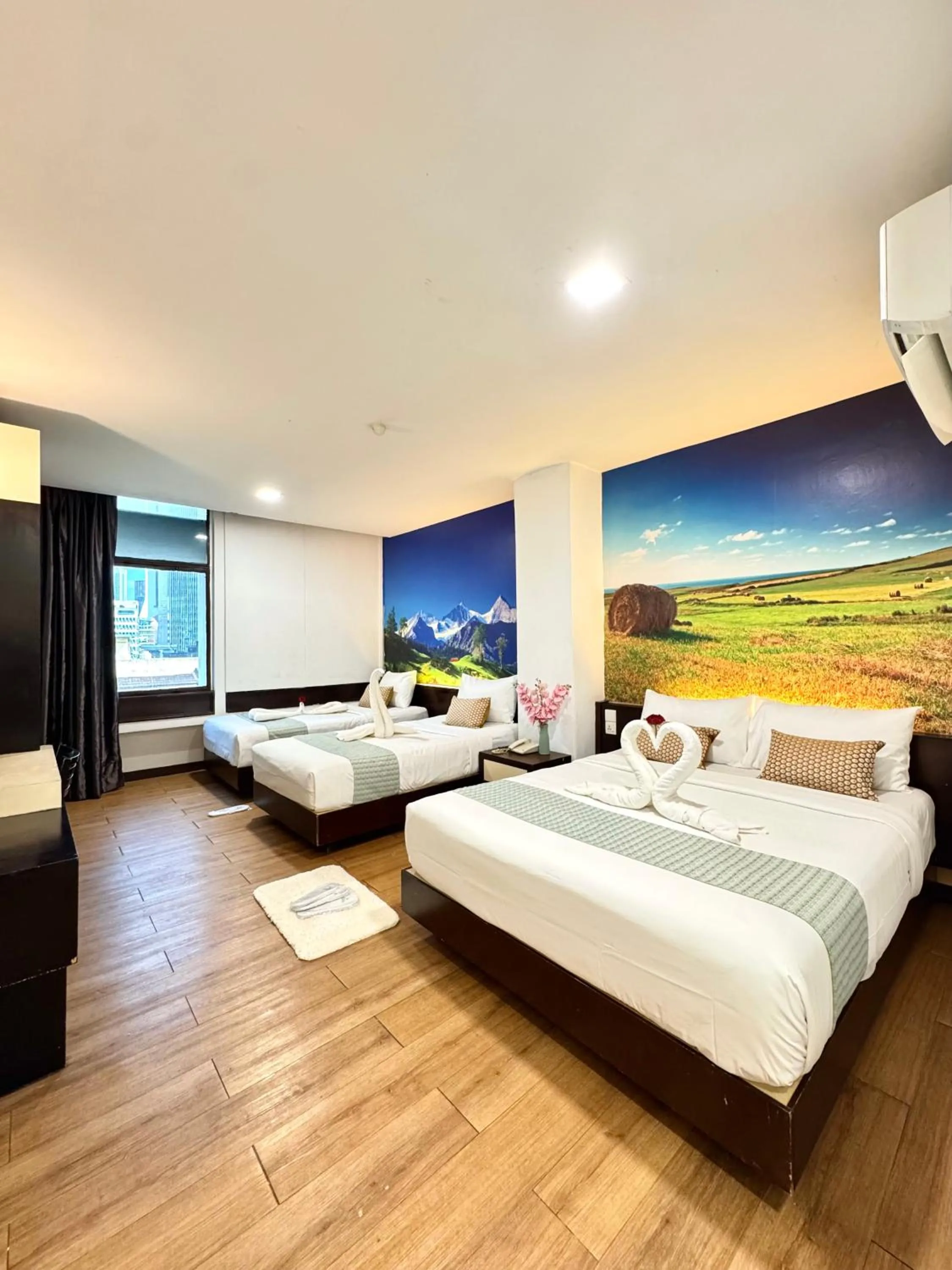 Bed in Swiss Hotel Kuala Lumpur