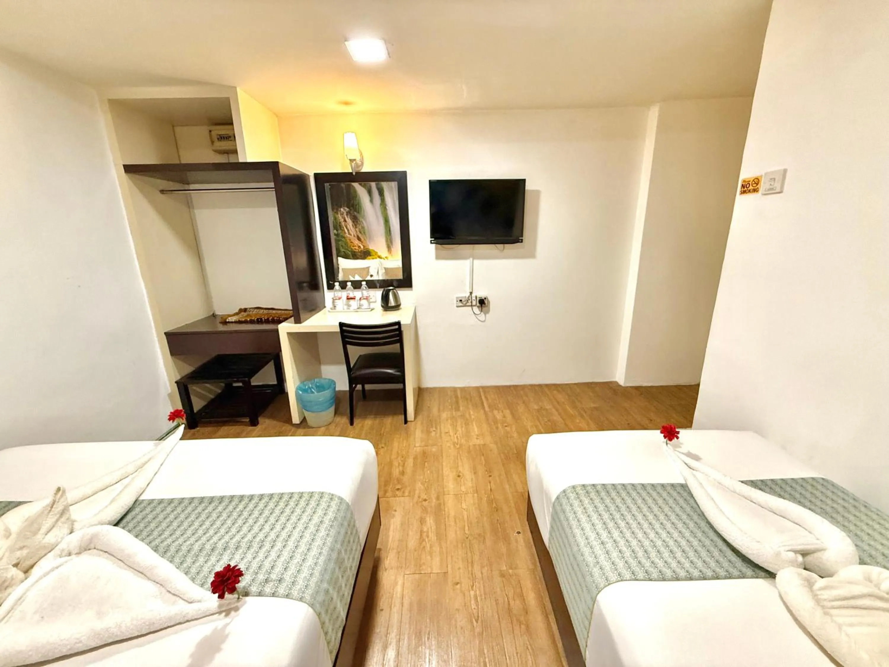 Bed in Swiss Hotel Kuala Lumpur