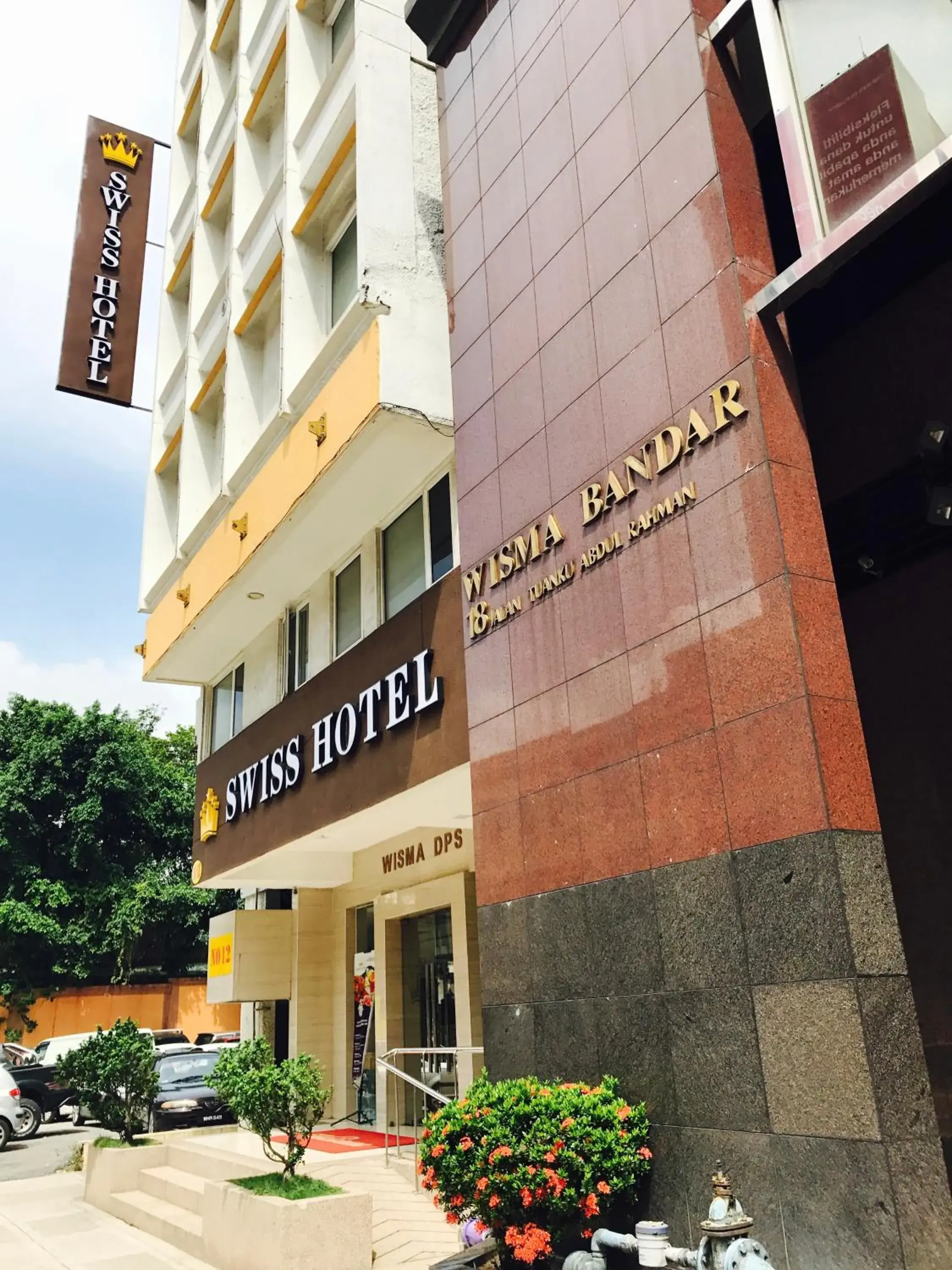 Facade/entrance in Swiss Hotel Kuala Lumpur