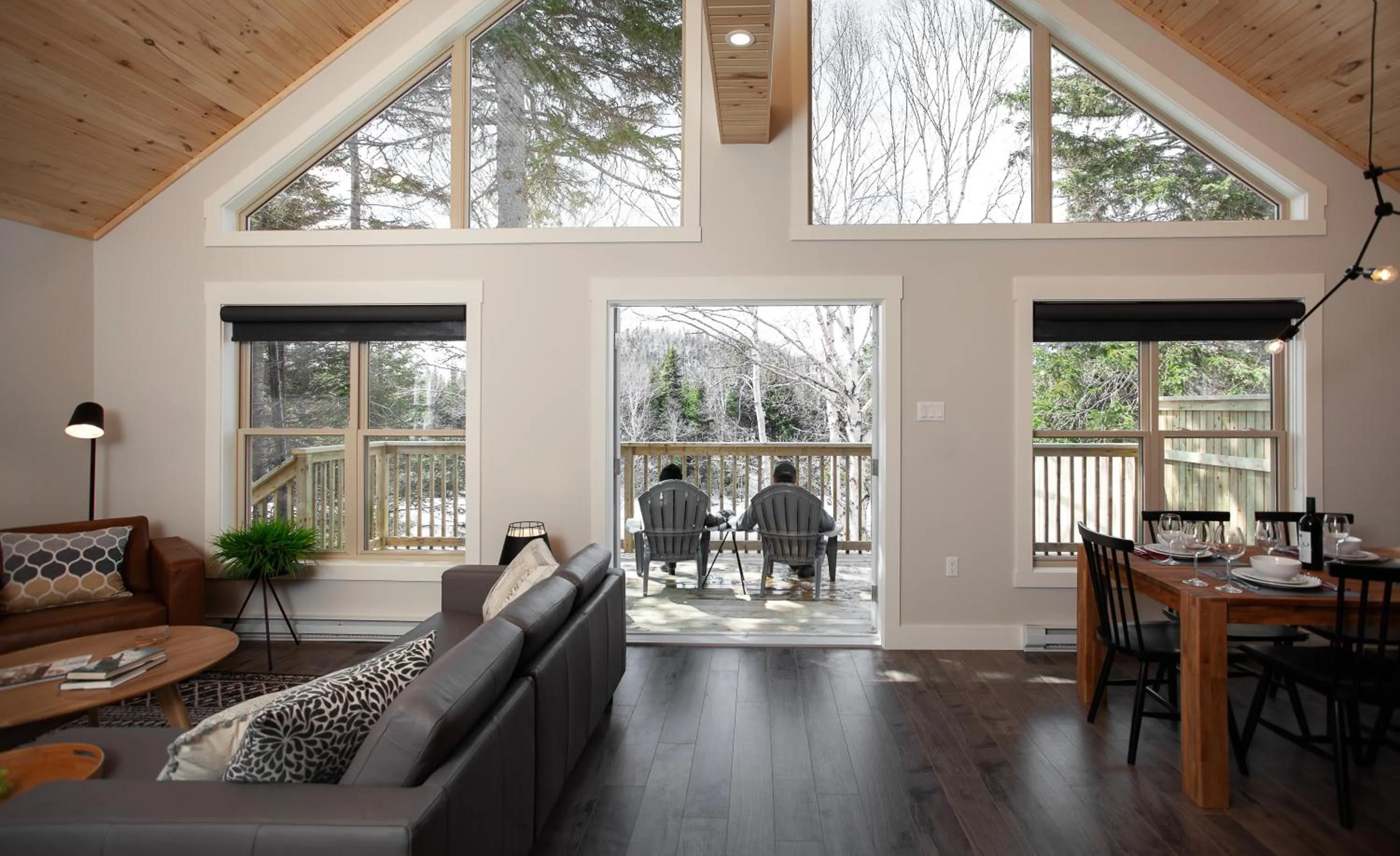 Living room in Indian Falls Chalets