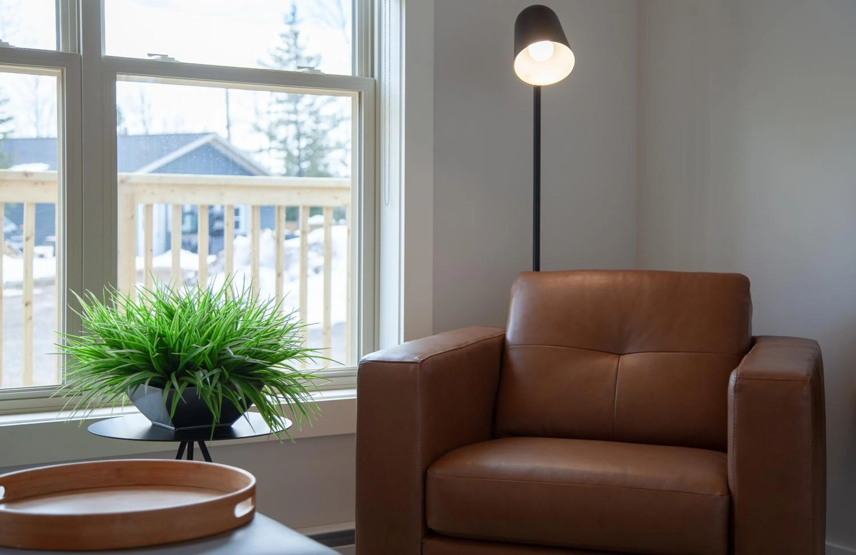 Living room in Indian Falls Chalets