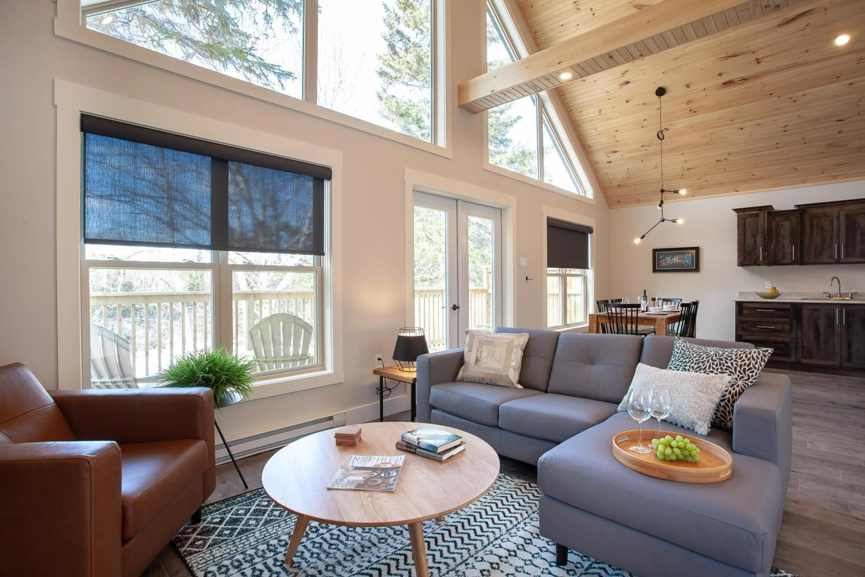 Living room in Indian Falls Chalets