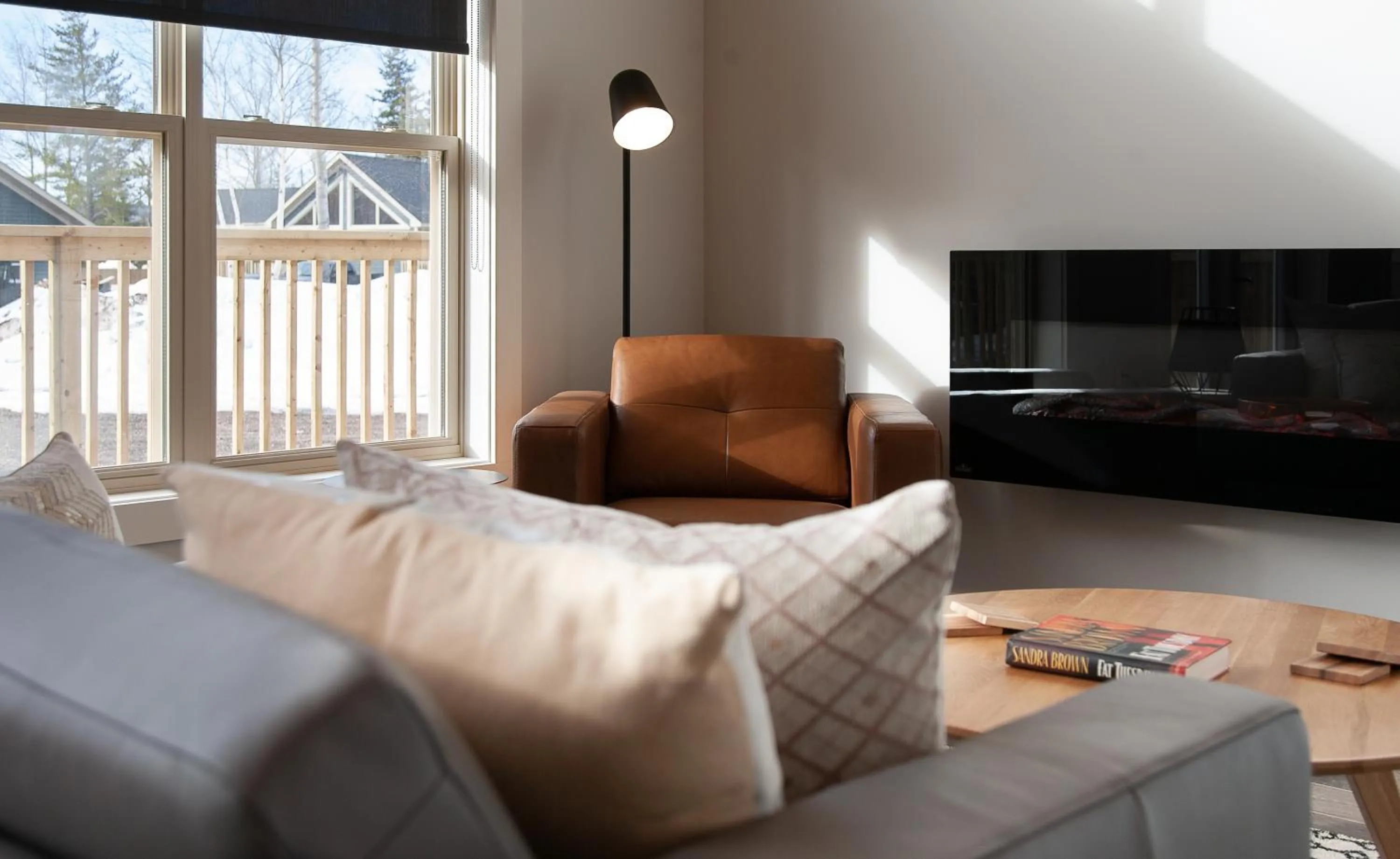 Living room in Indian Falls Chalets